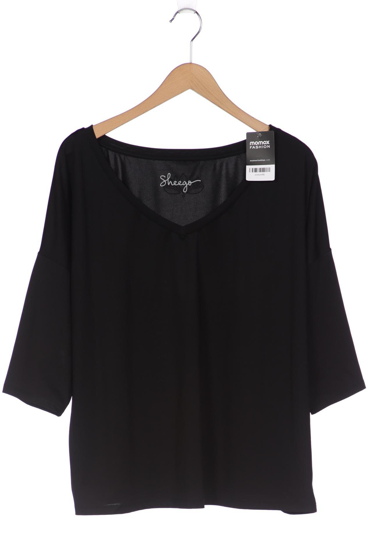 

sheego Damen T-Shirt, schwarz