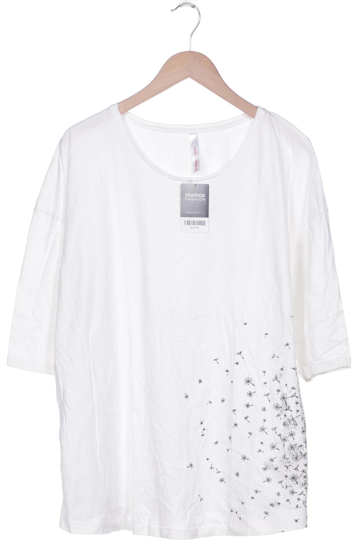 

sheego Damen T-Shirt, weiß