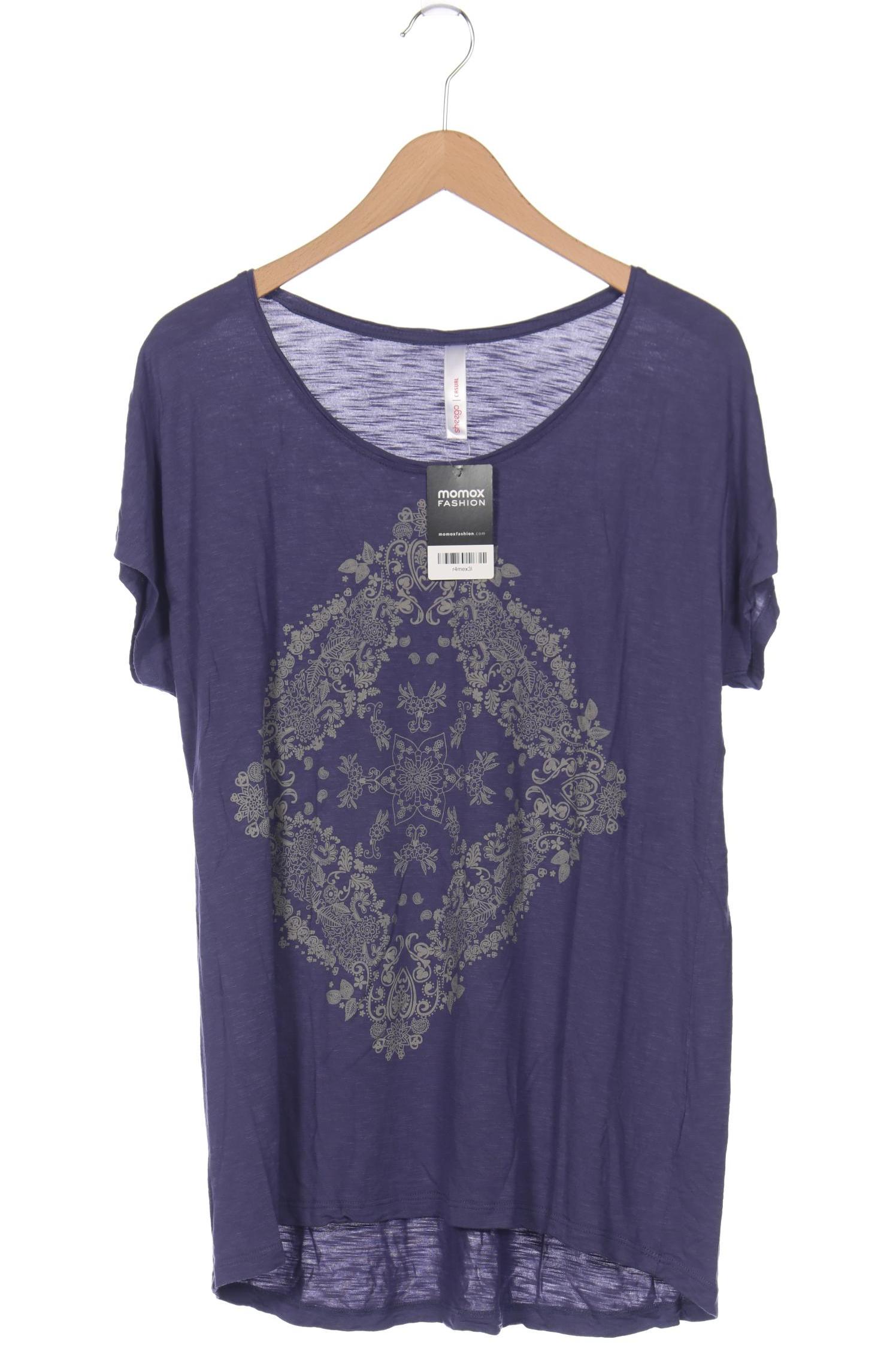 

sheego Damen T-Shirt, blau