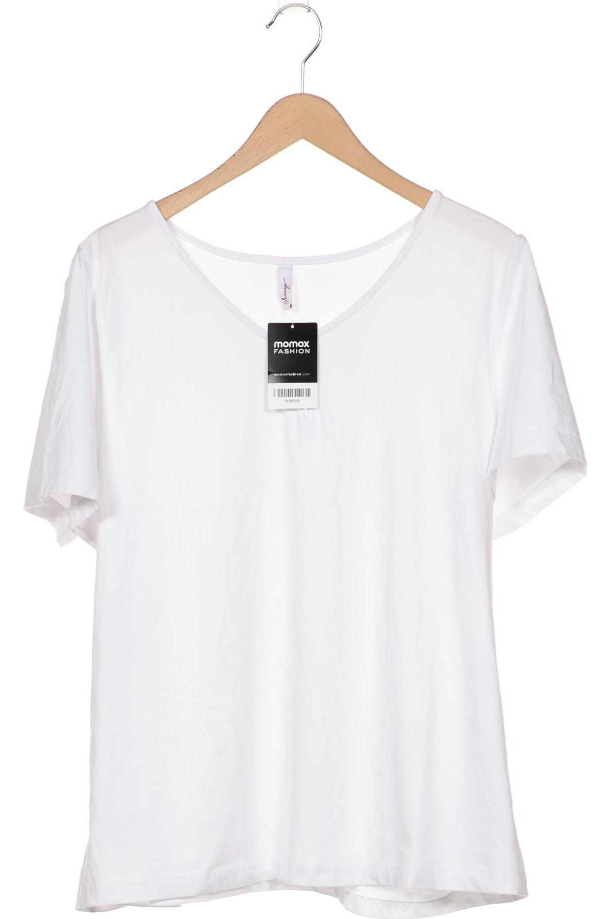 

sheego Damen T-Shirt, weiß