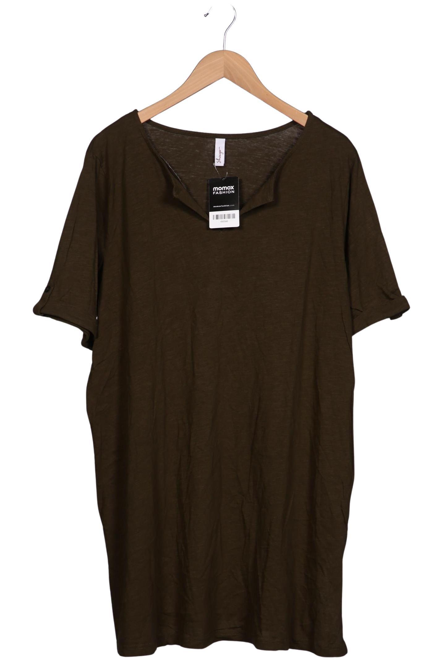 

sheego Damen T-Shirt, braun, Gr. 48