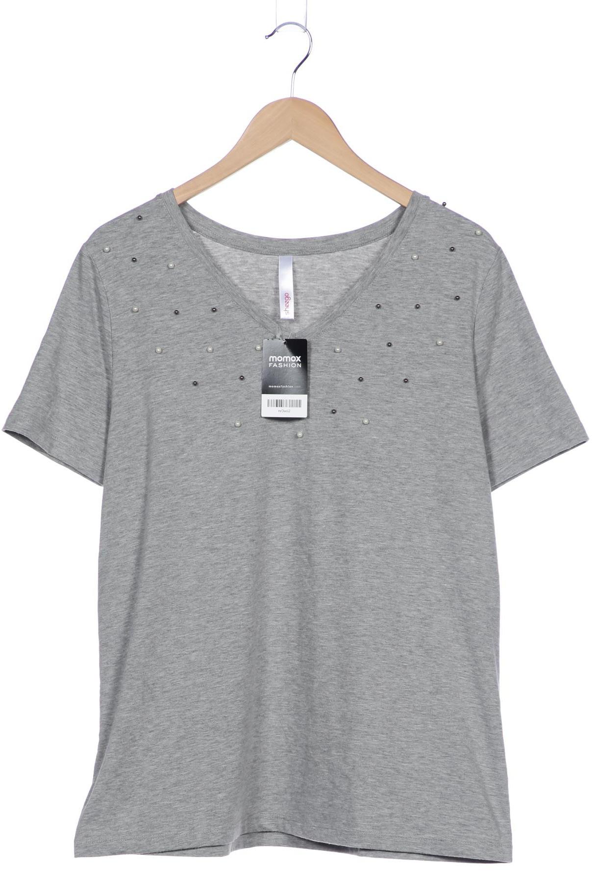 

sheego Damen T-Shirt, grau, Gr. 44
