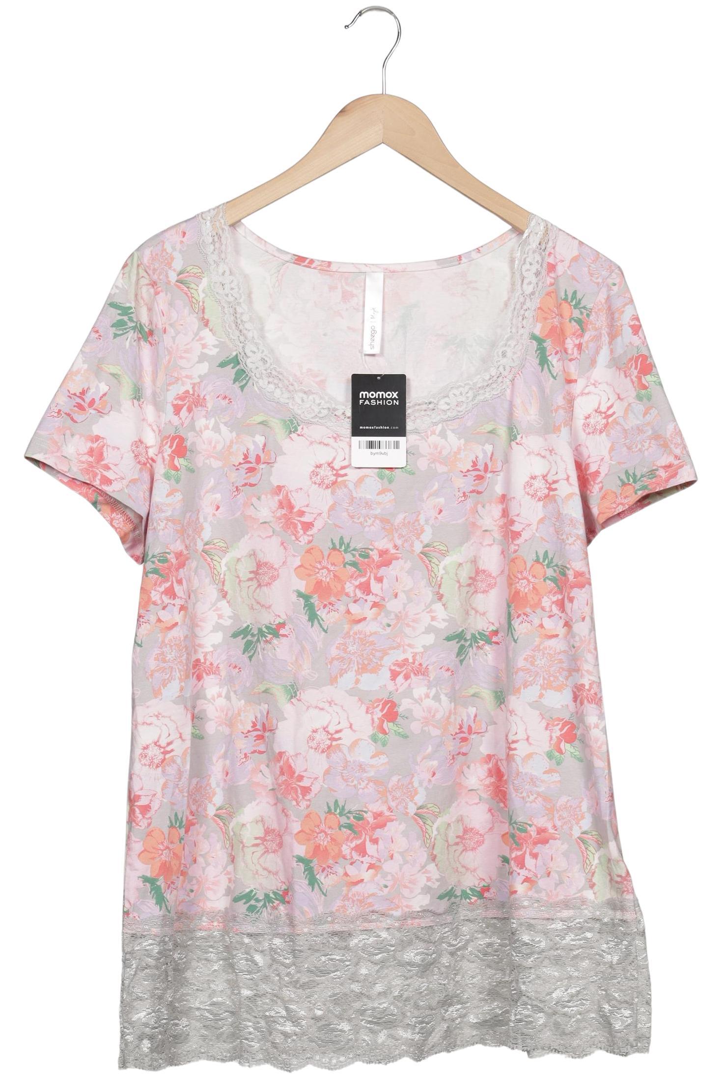 

sheego Damen T-Shirt, mehrfarbig, Gr. 48