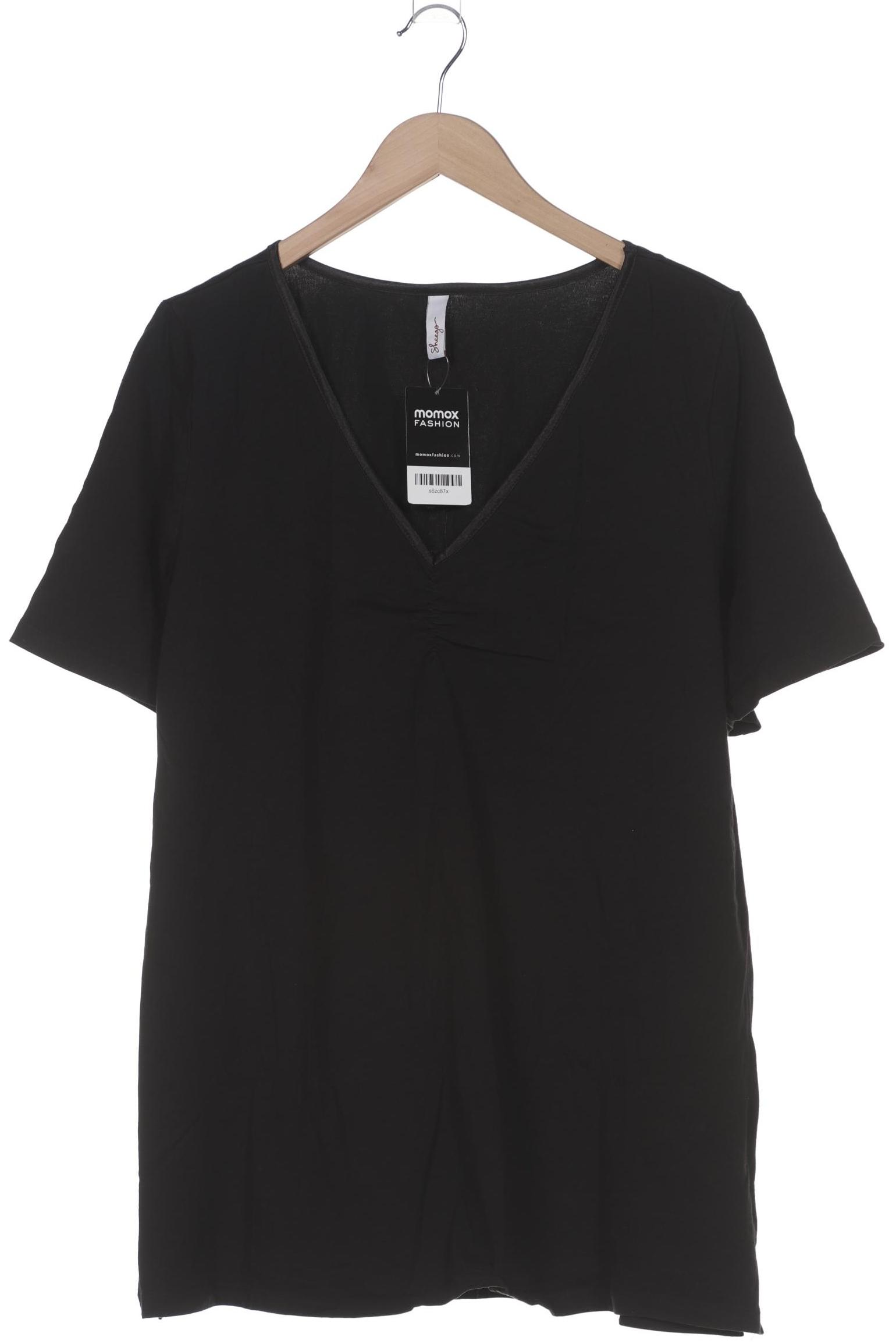 

sheego Damen T-Shirt, schwarz, Gr. 48