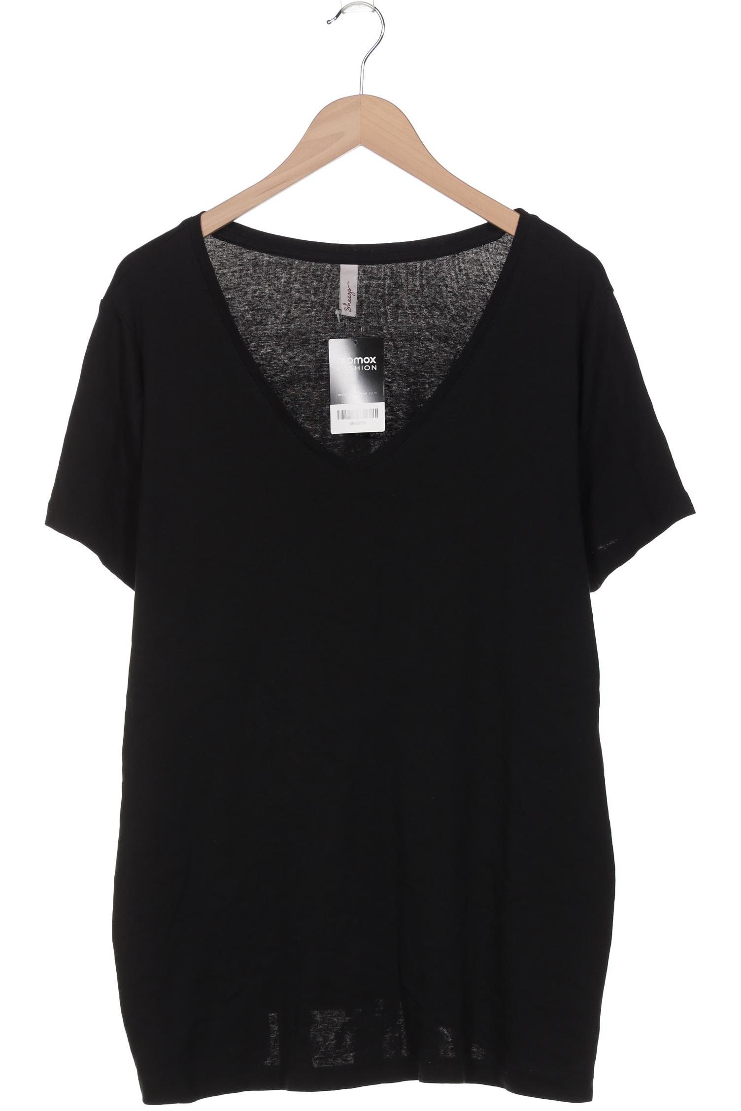 

sheego Damen T-Shirt, schwarz, Gr. 48