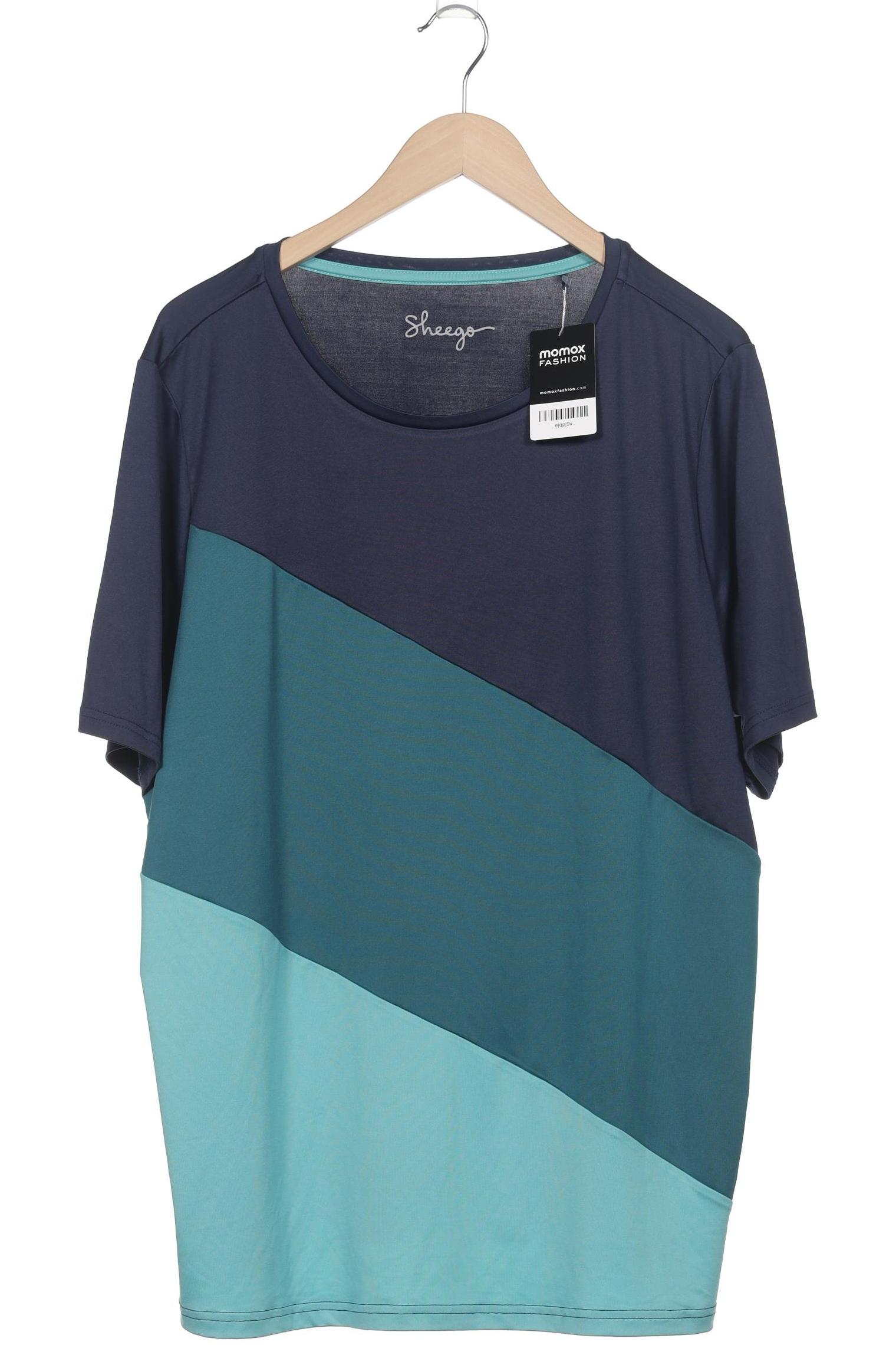 

sheego Damen T-Shirt, marineblau, Gr. 48