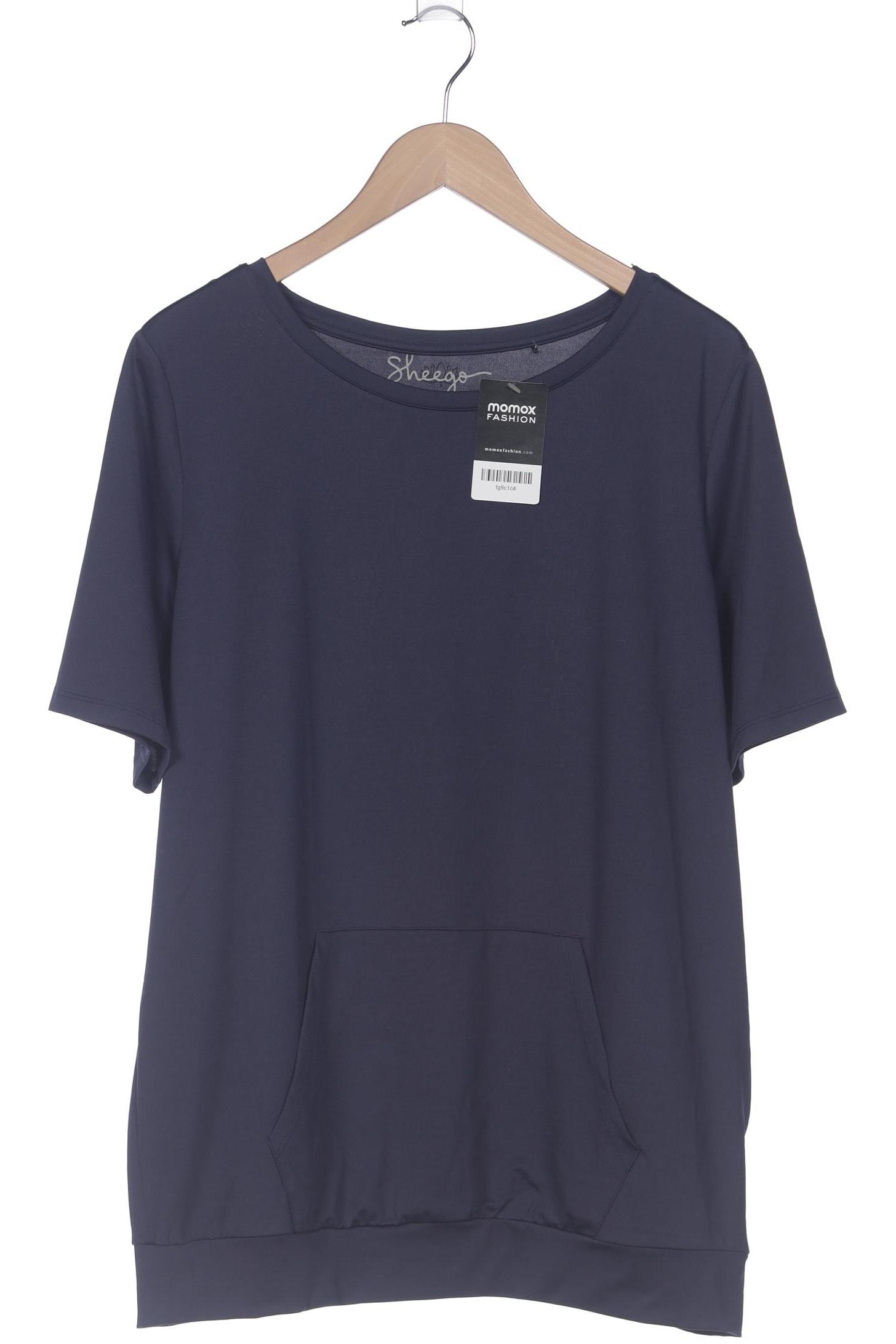 

sheego Damen T-Shirt, marineblau, Gr. 44