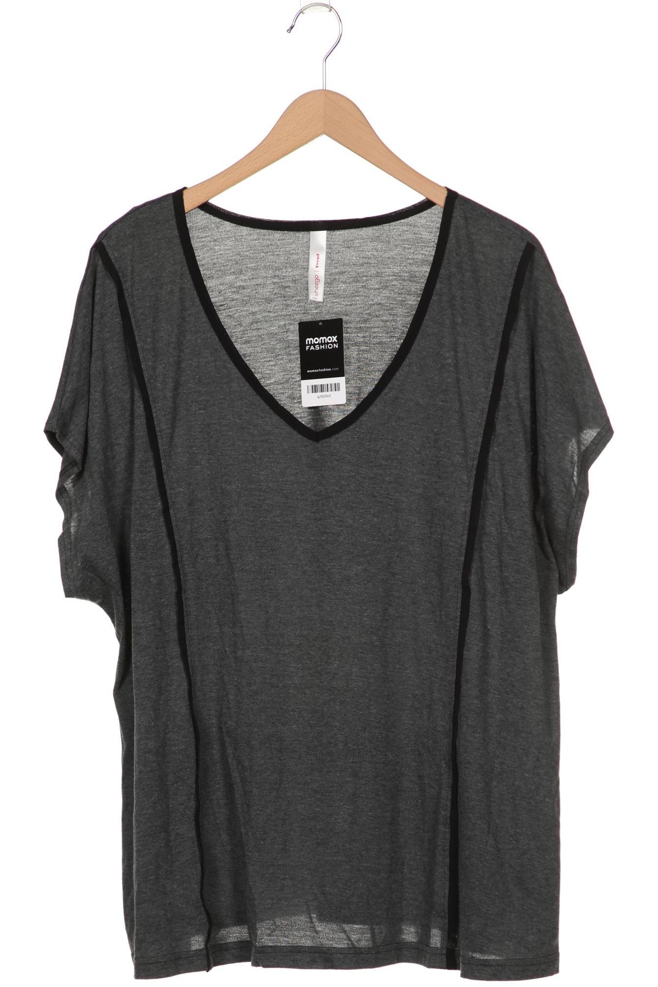 

sheego Damen T-Shirt, grau, Gr. 52