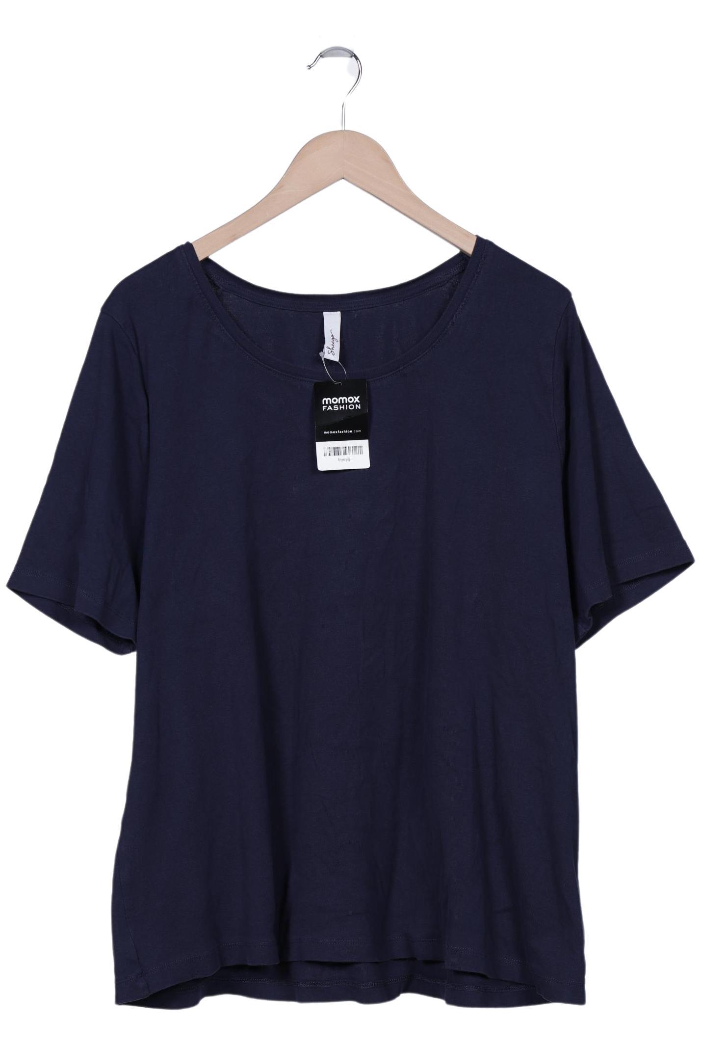 

sheego Damen T-Shirt, marineblau, Gr. 52