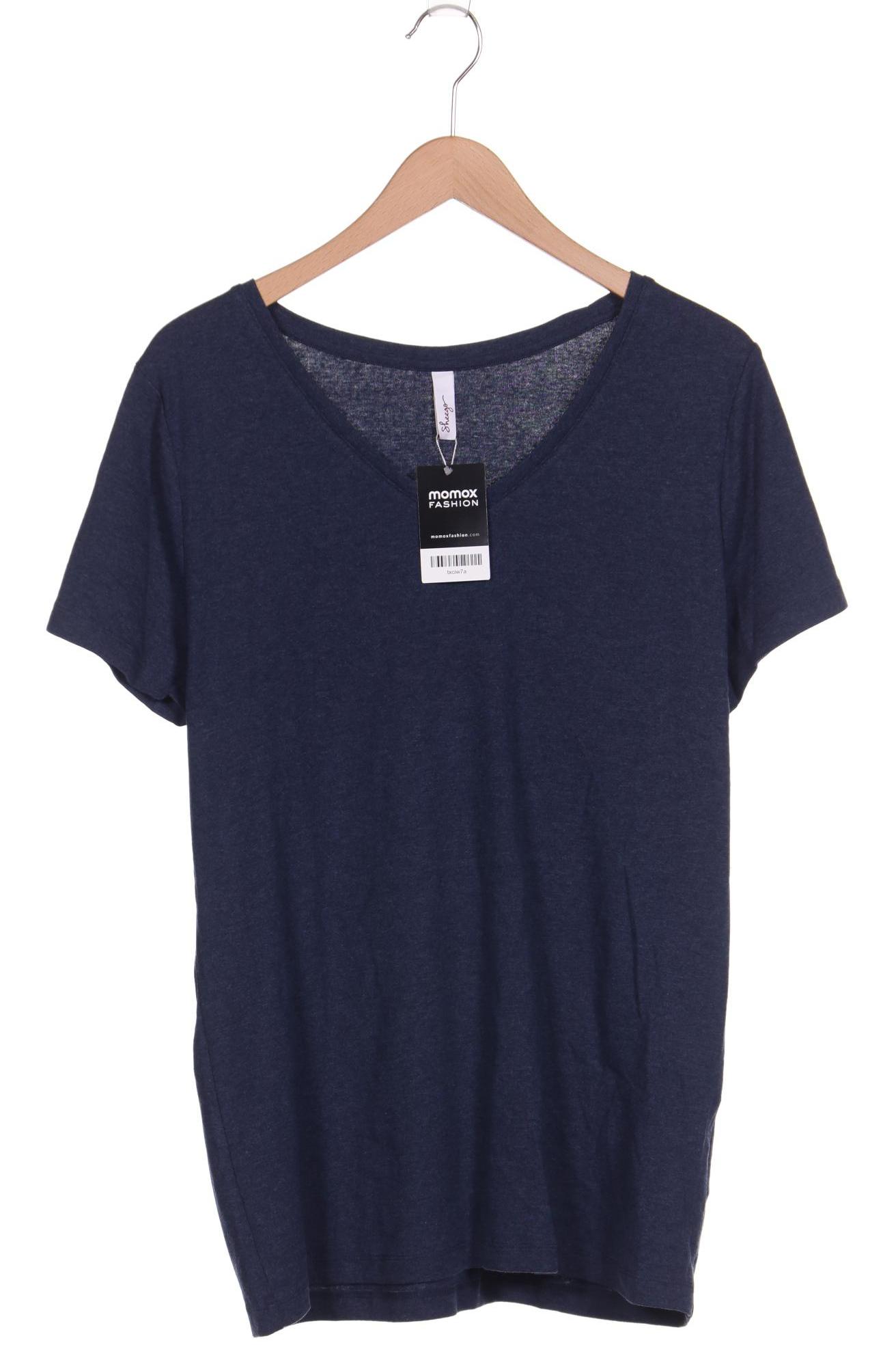 

sheego Damen T-Shirt, marineblau