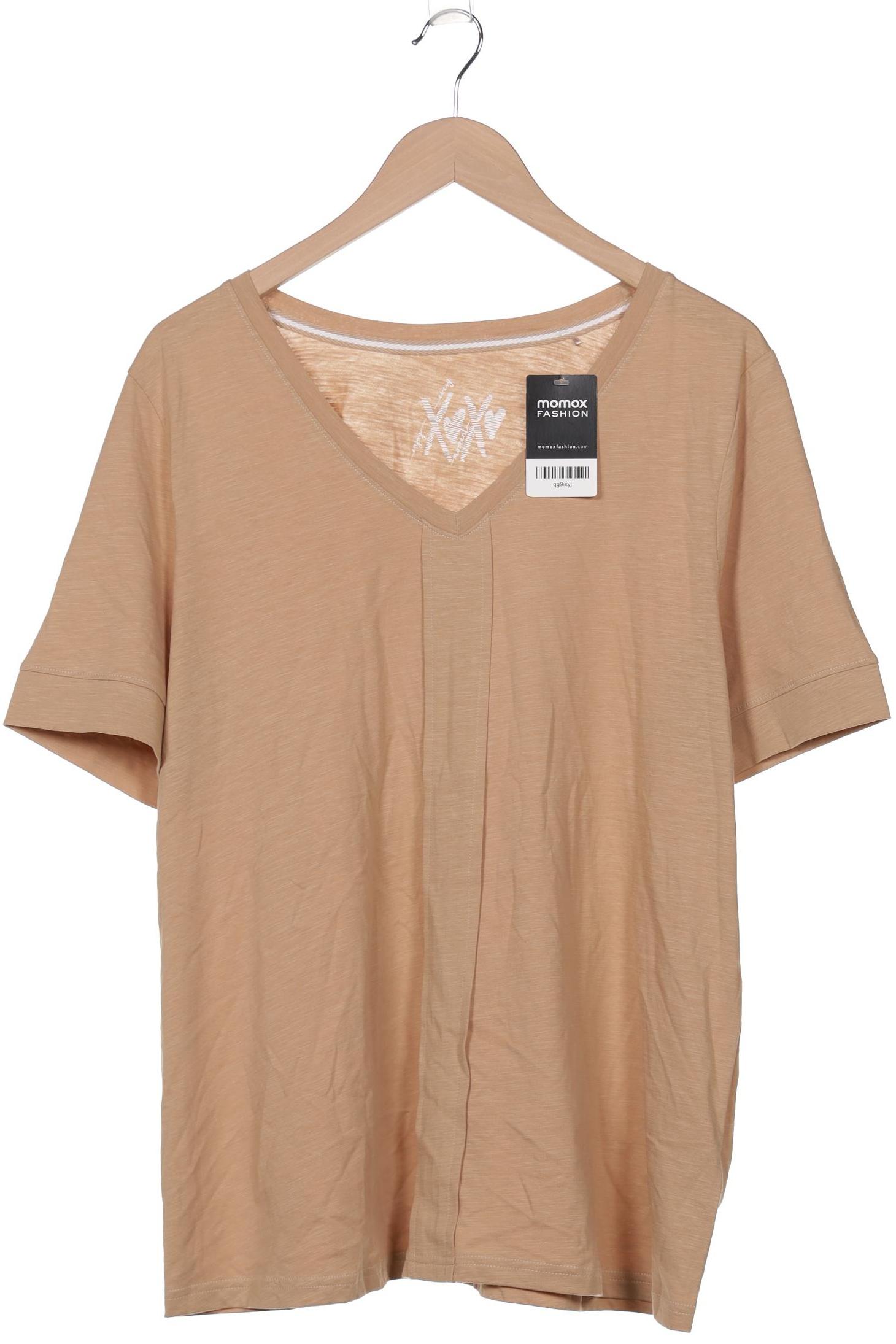

sheego Damen T-Shirt, beige, Gr. 44