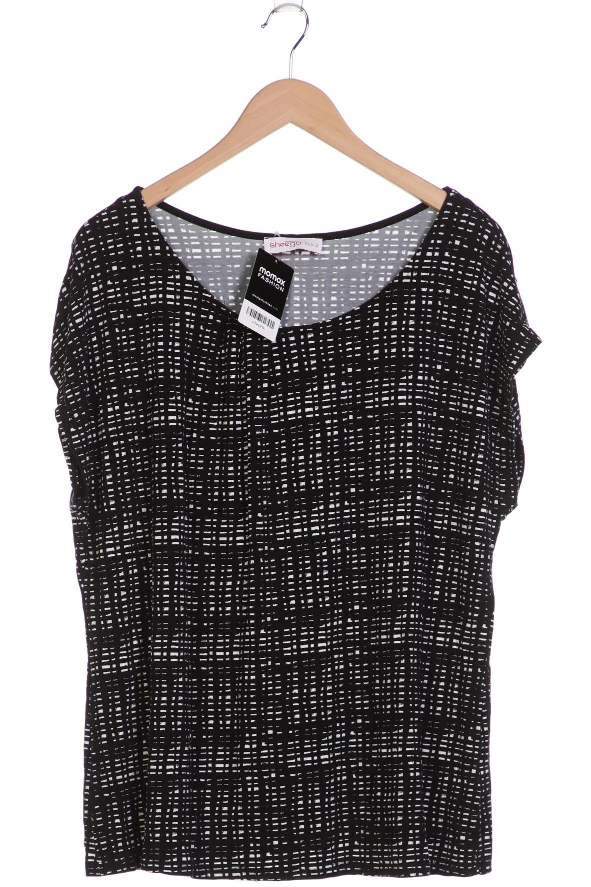 

sheego Damen T-Shirt, schwarz, Gr. 48