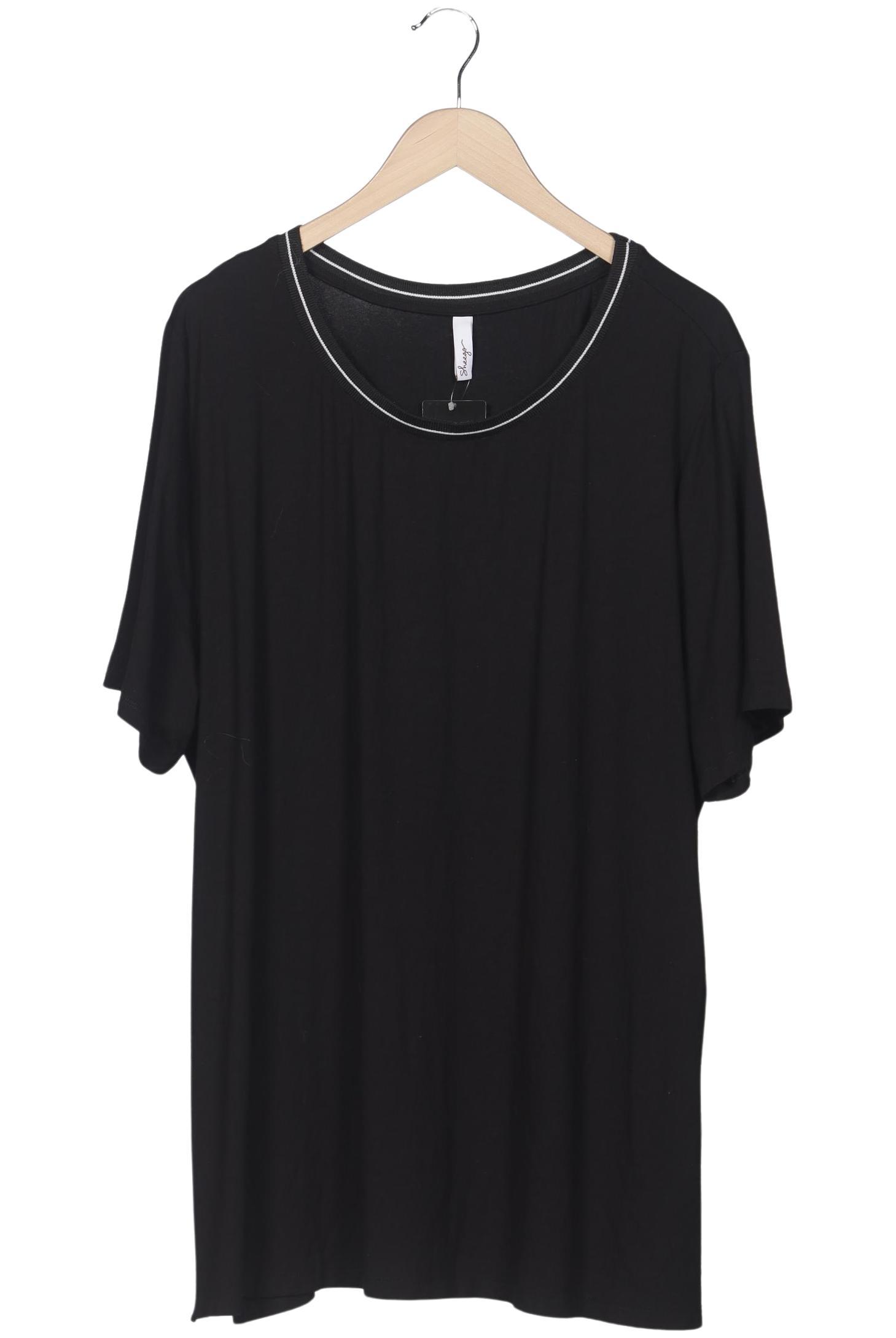 

sheego Damen T-Shirt, schwarz, Gr. 52