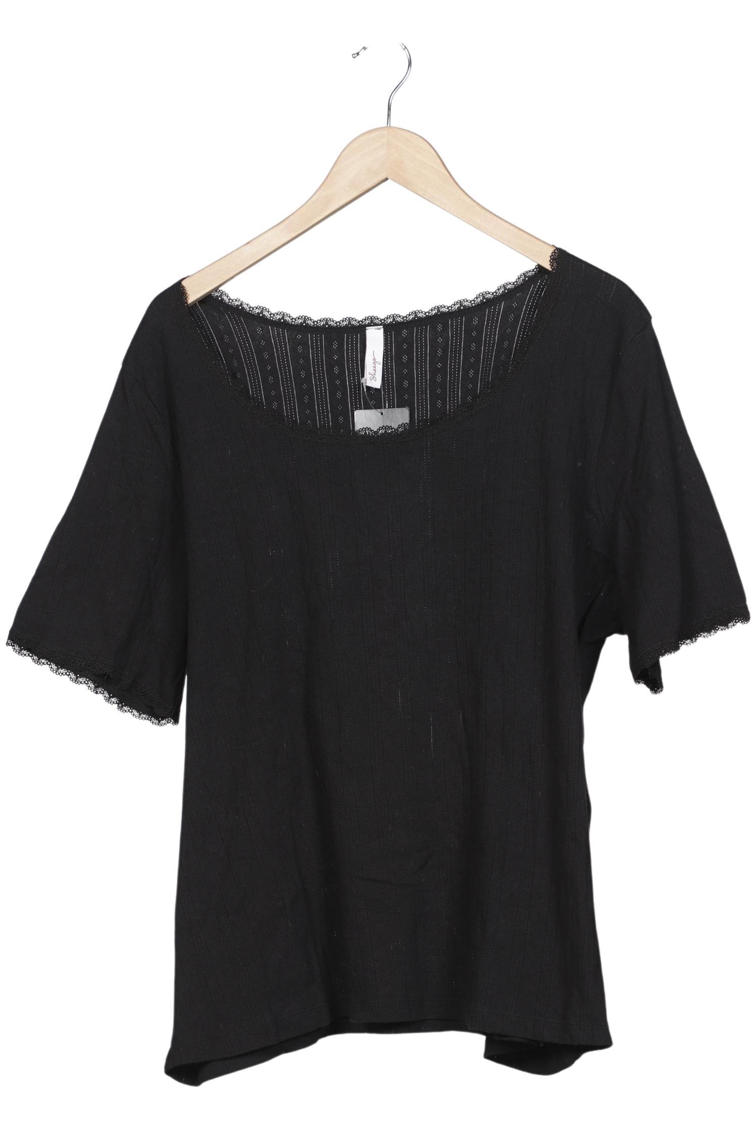 

sheego Damen T-Shirt, schwarz, Gr. 48
