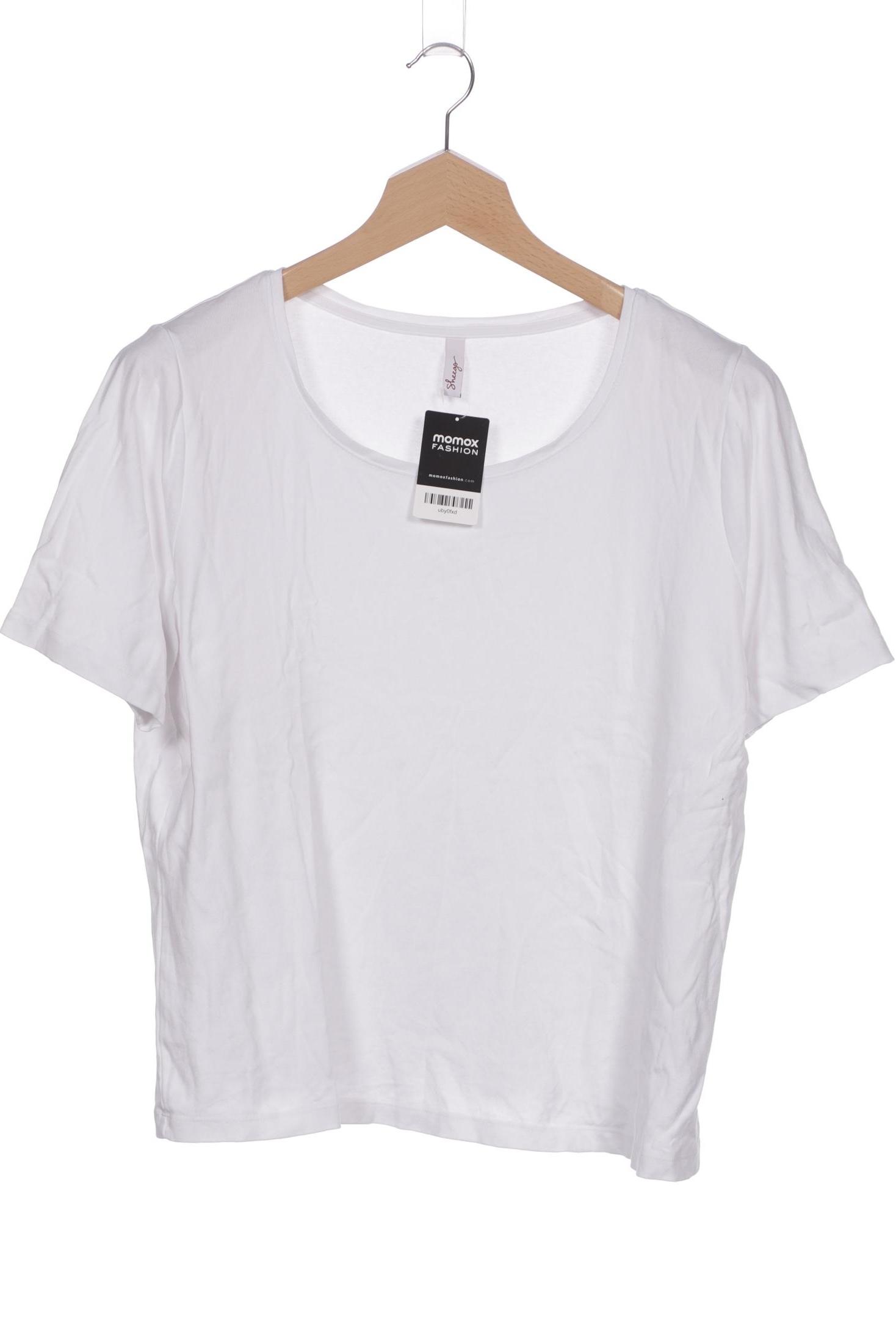 

sheego Damen T-Shirt, weiß, Gr. 48