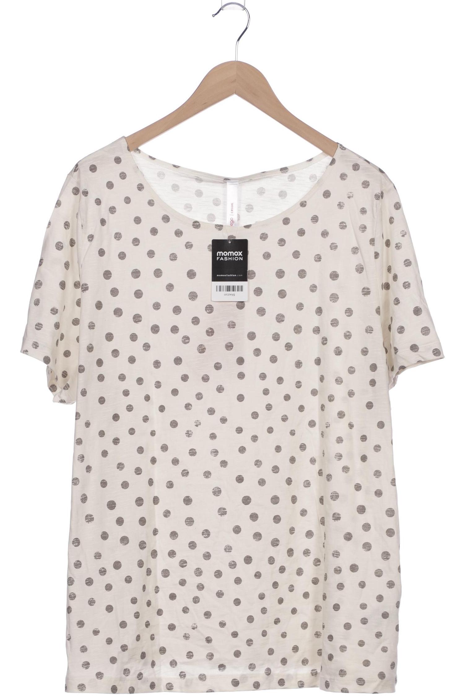 

sheego Damen T-Shirt, weiß, Gr. 48