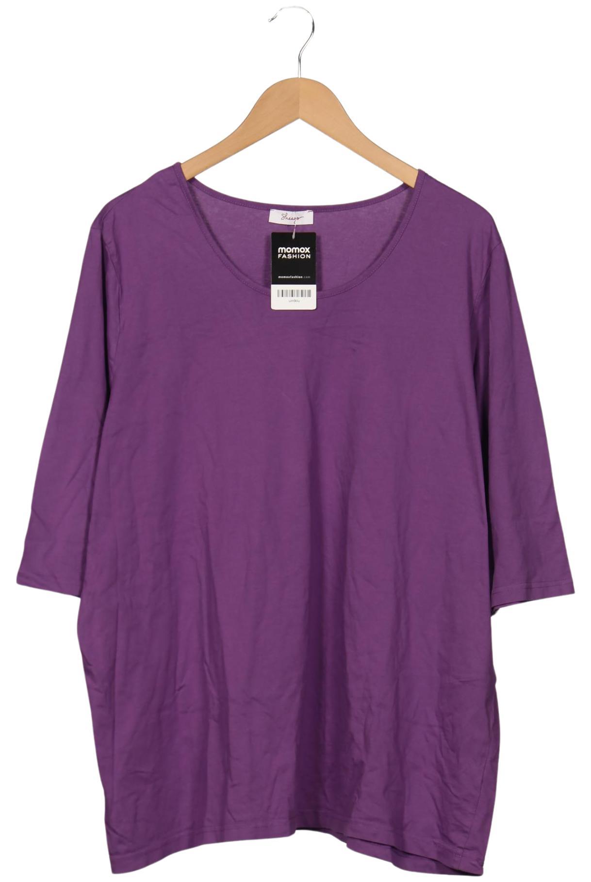 

sheego Damen T-Shirt, flieder, Gr. 48