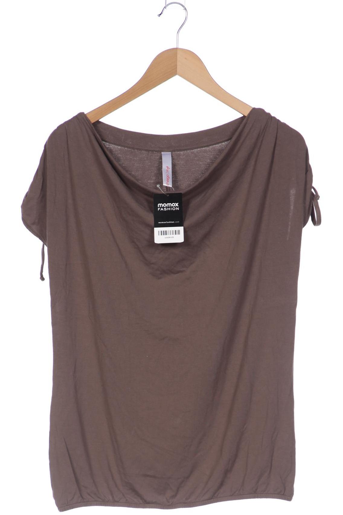 

sheego Damen T-Shirt, braun, Gr. 40