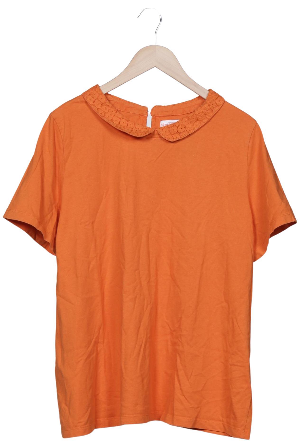 

sheego Damen T-Shirt, orange, Gr. 48