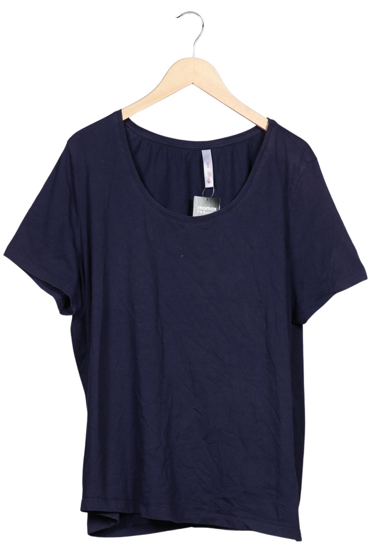 

sheego Damen T-Shirt, marineblau, Gr. 52