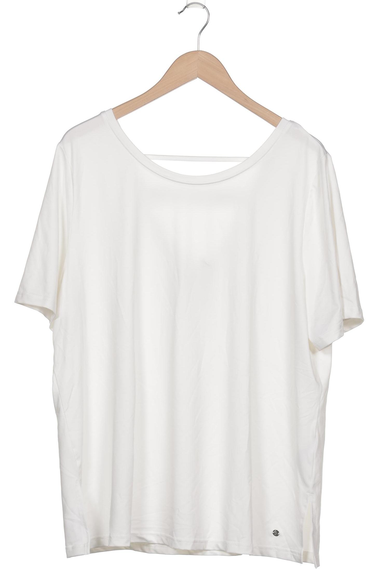 

sheego Damen T-Shirt, weiß, Gr. 48