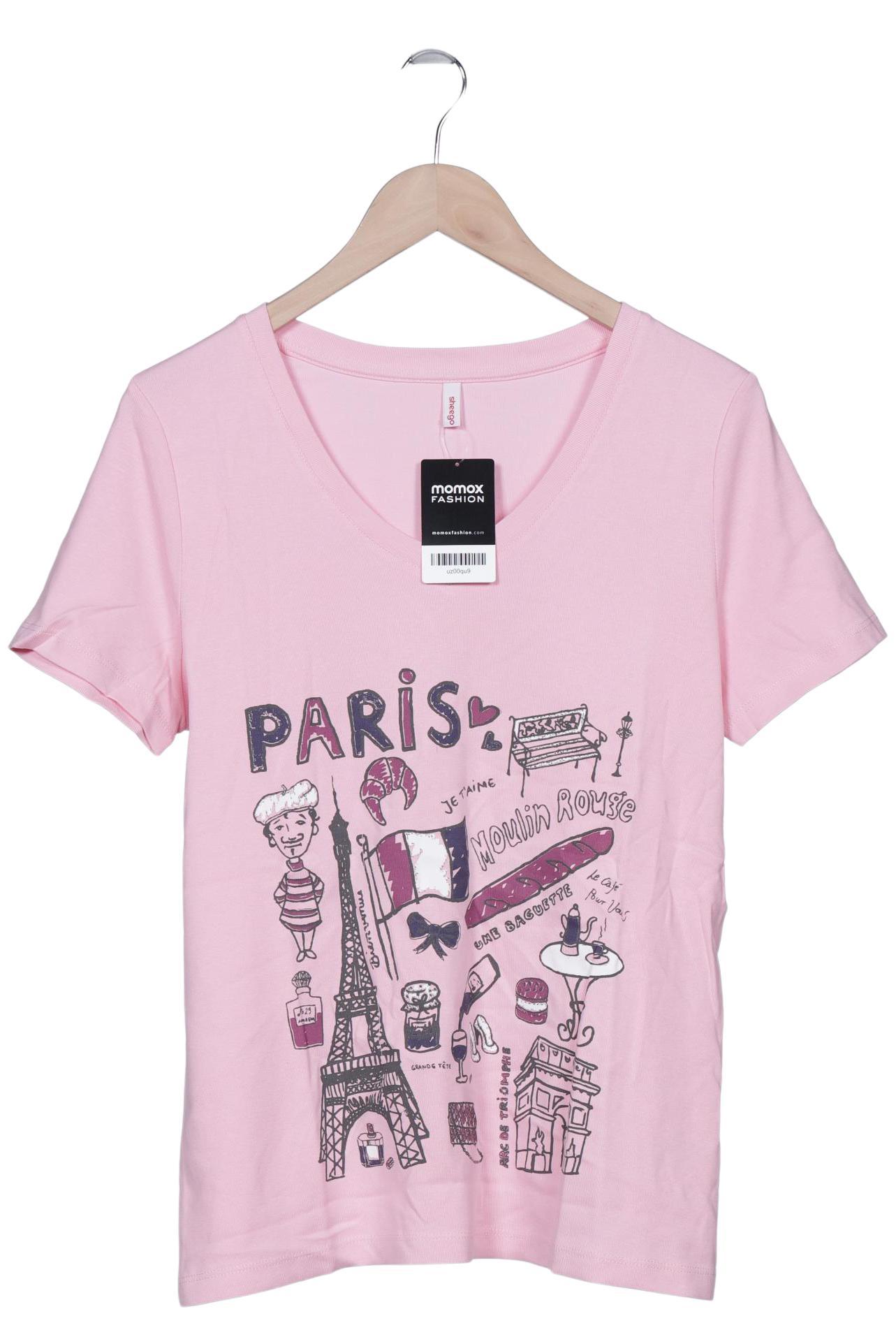 

sheego Damen T-Shirt, pink, Gr. 40