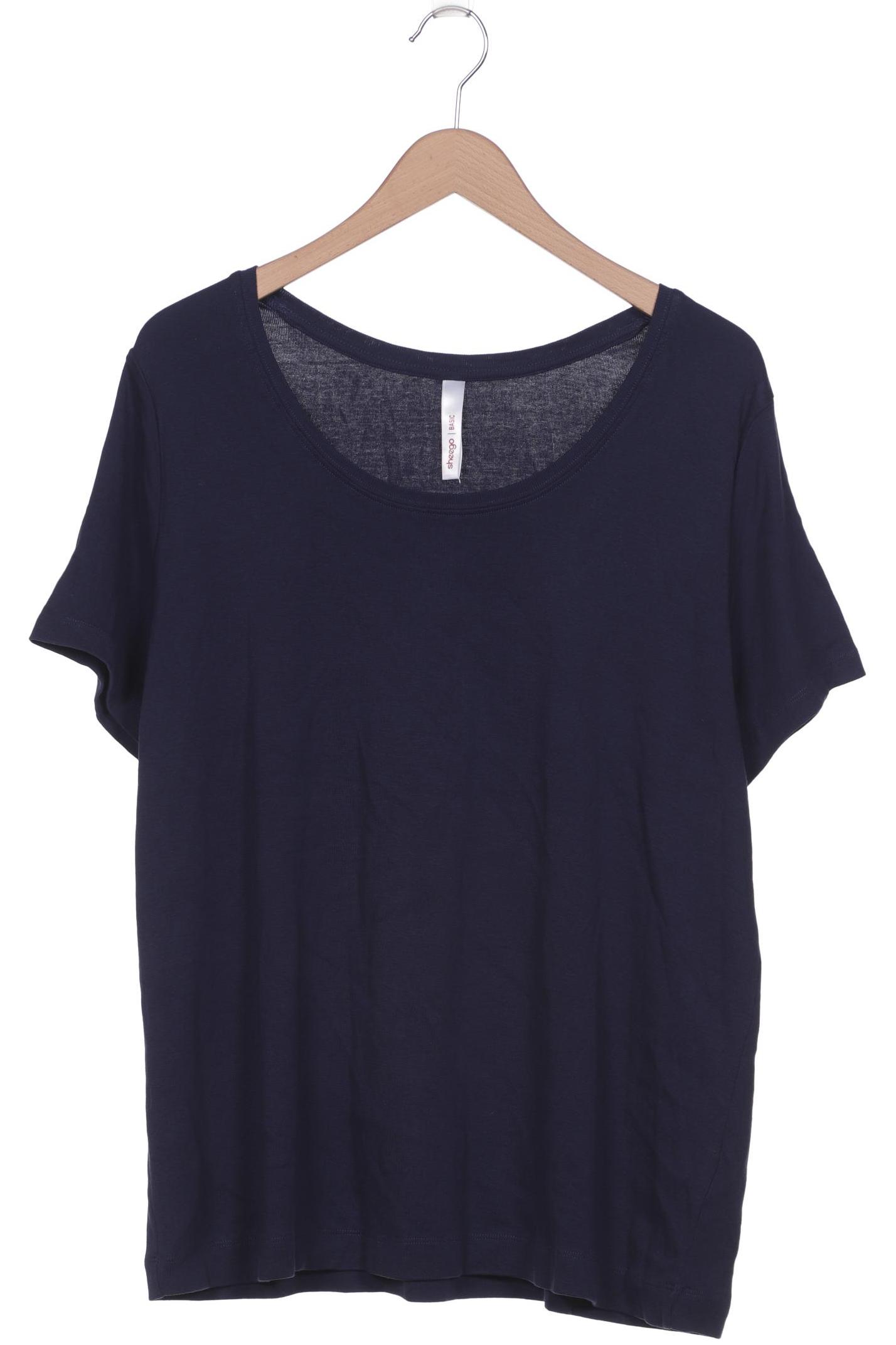 

sheego Damen T-Shirt, marineblau