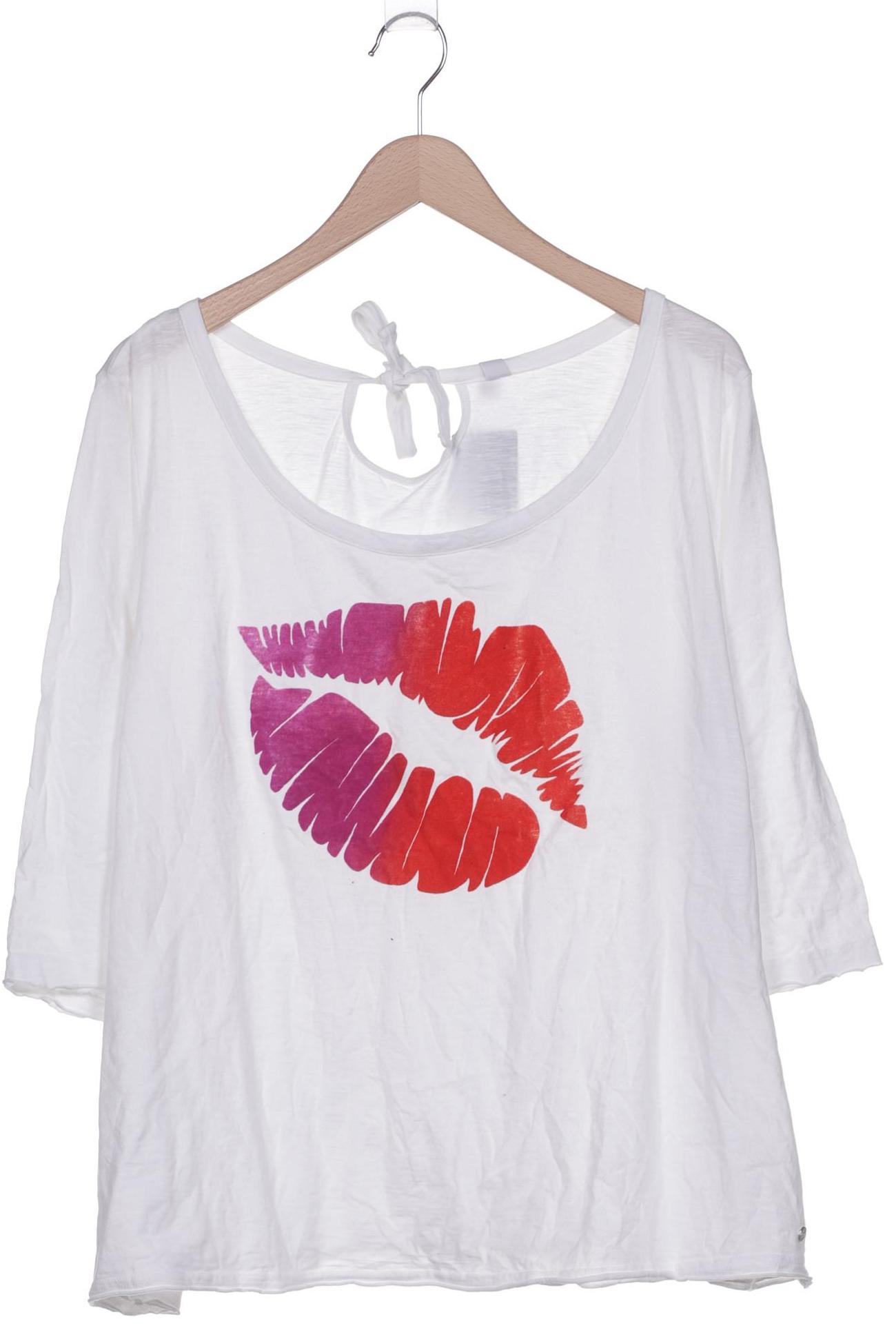

sheego Damen T-Shirt, weiß, Gr. 52