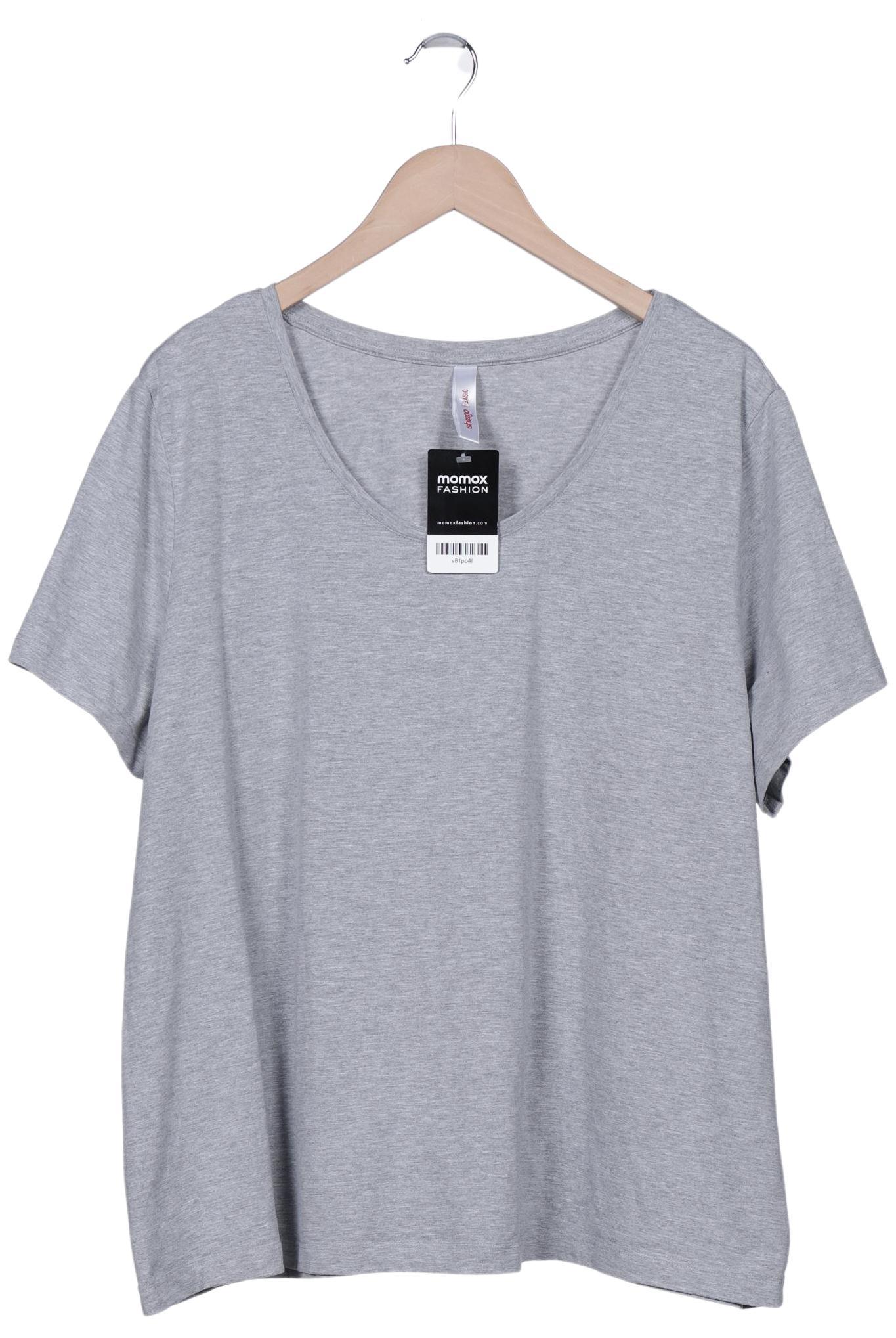 

sheego Damen T-Shirt, grau, Gr. 52