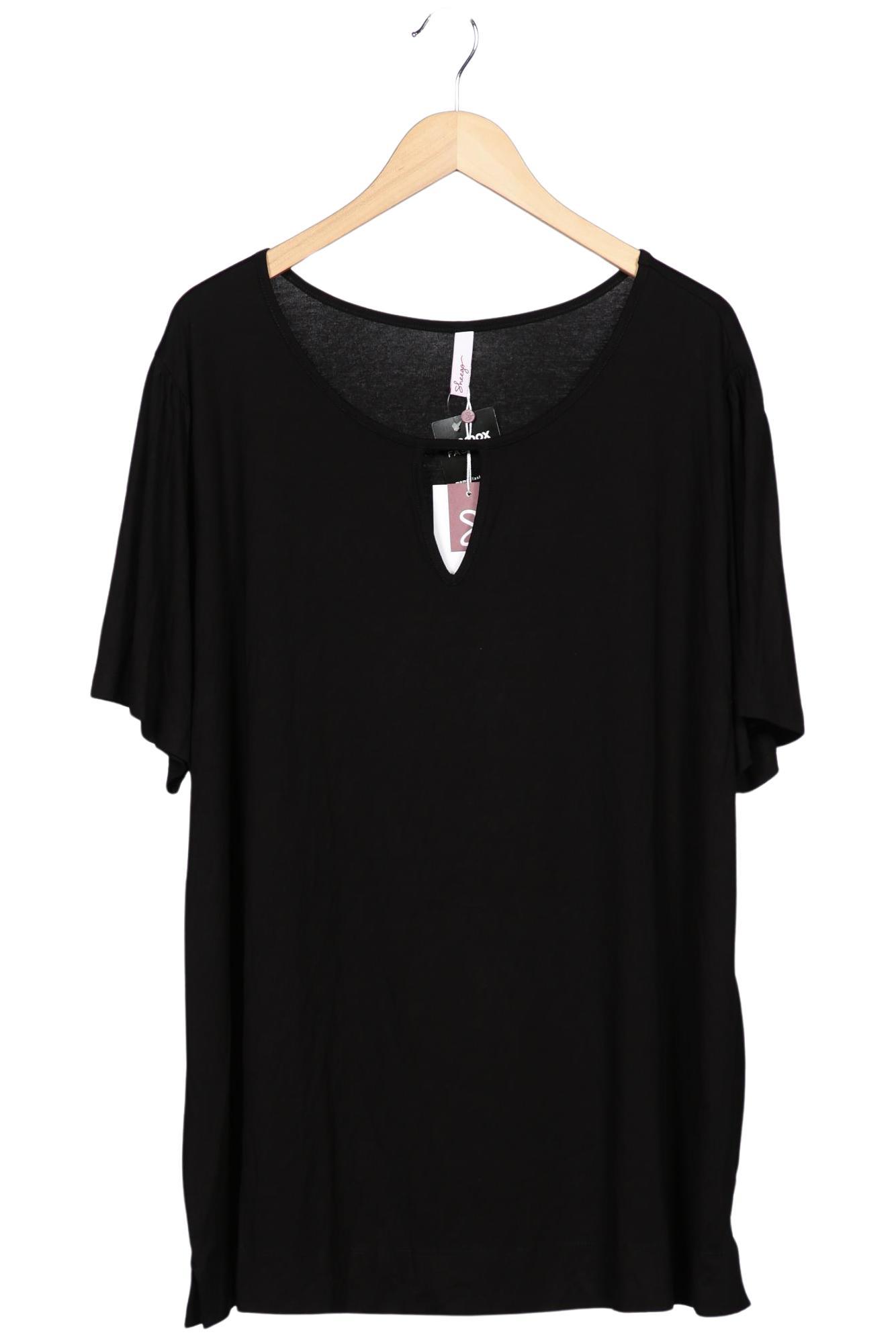 

sheego Damen T-Shirt, schwarz, Gr. 52