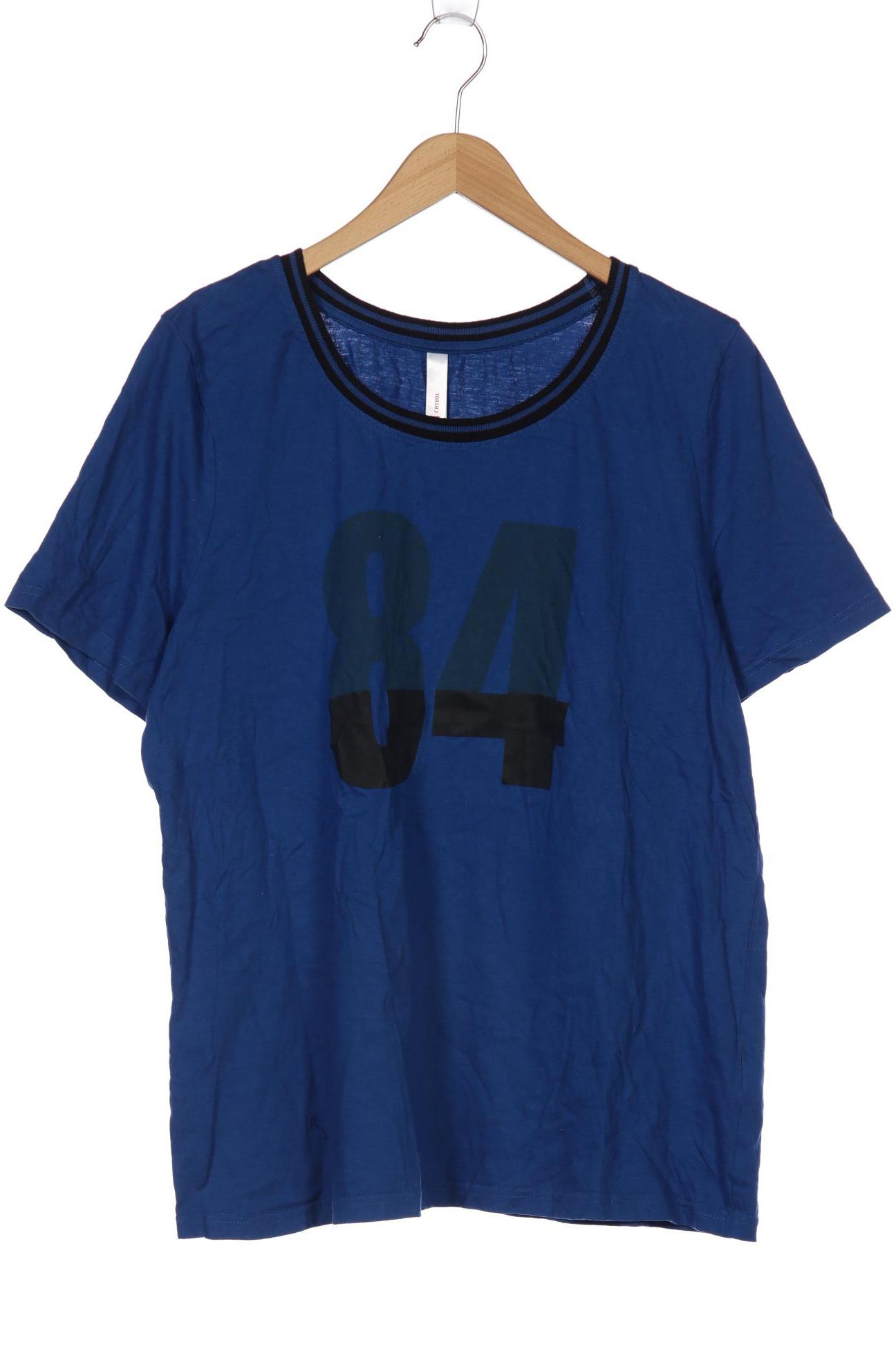 

sheego Damen T-Shirt, blau