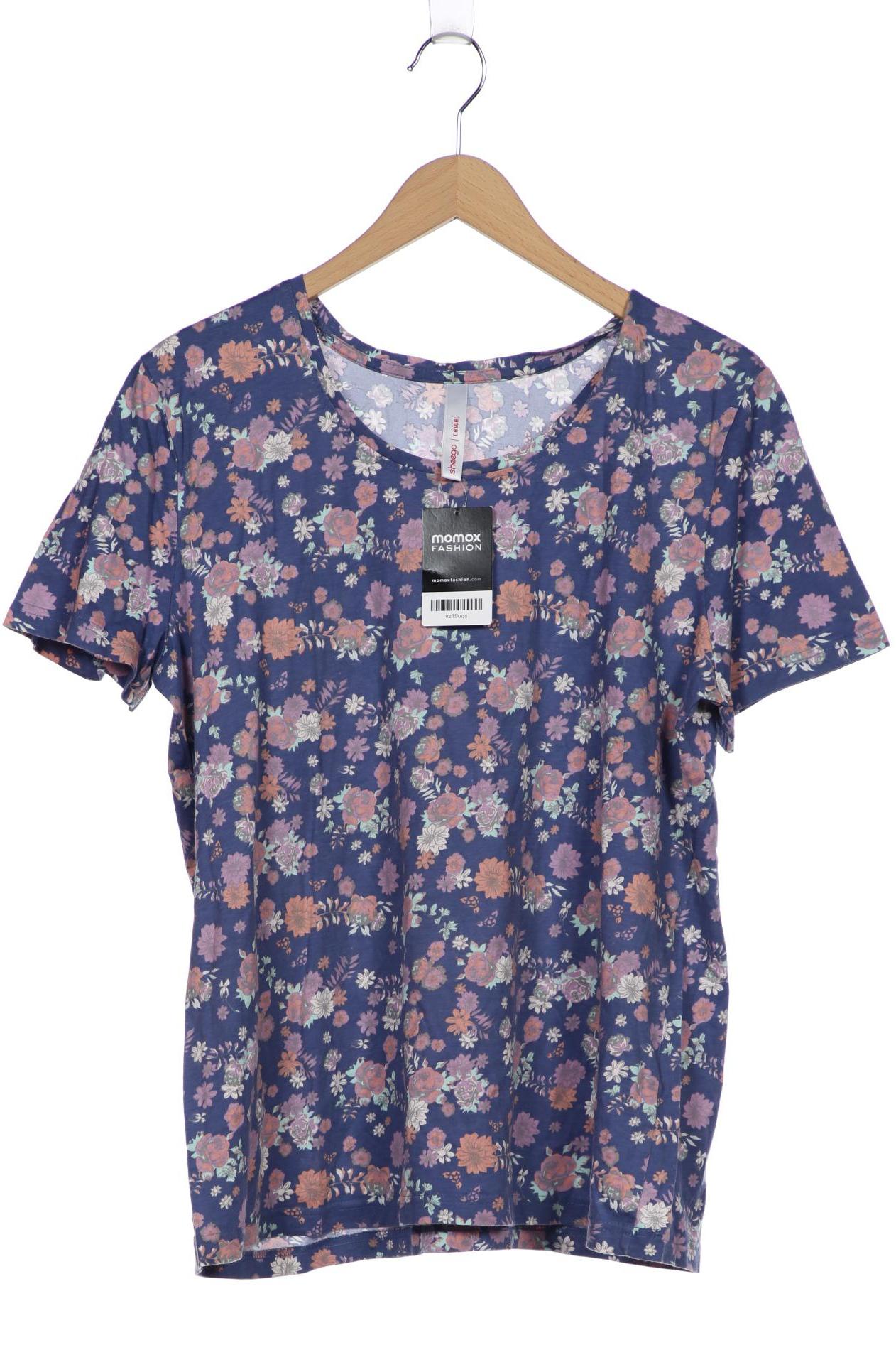 

sheego Damen T-Shirt, blau