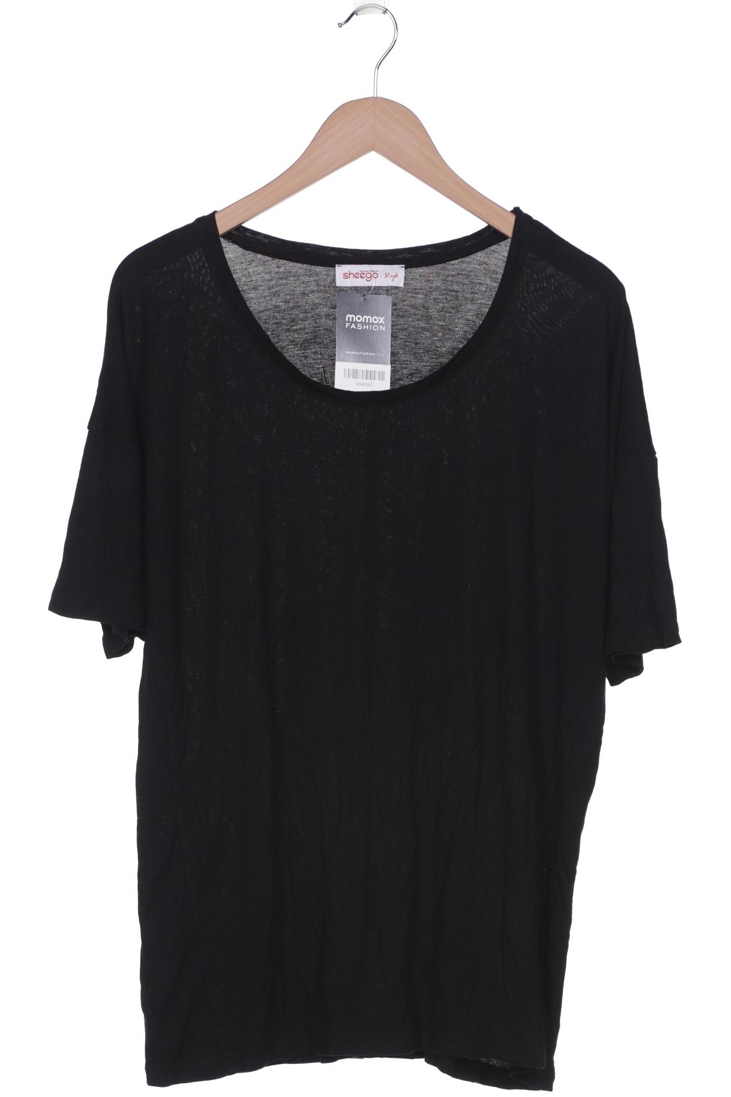 

sheego Damen T-Shirt, schwarz