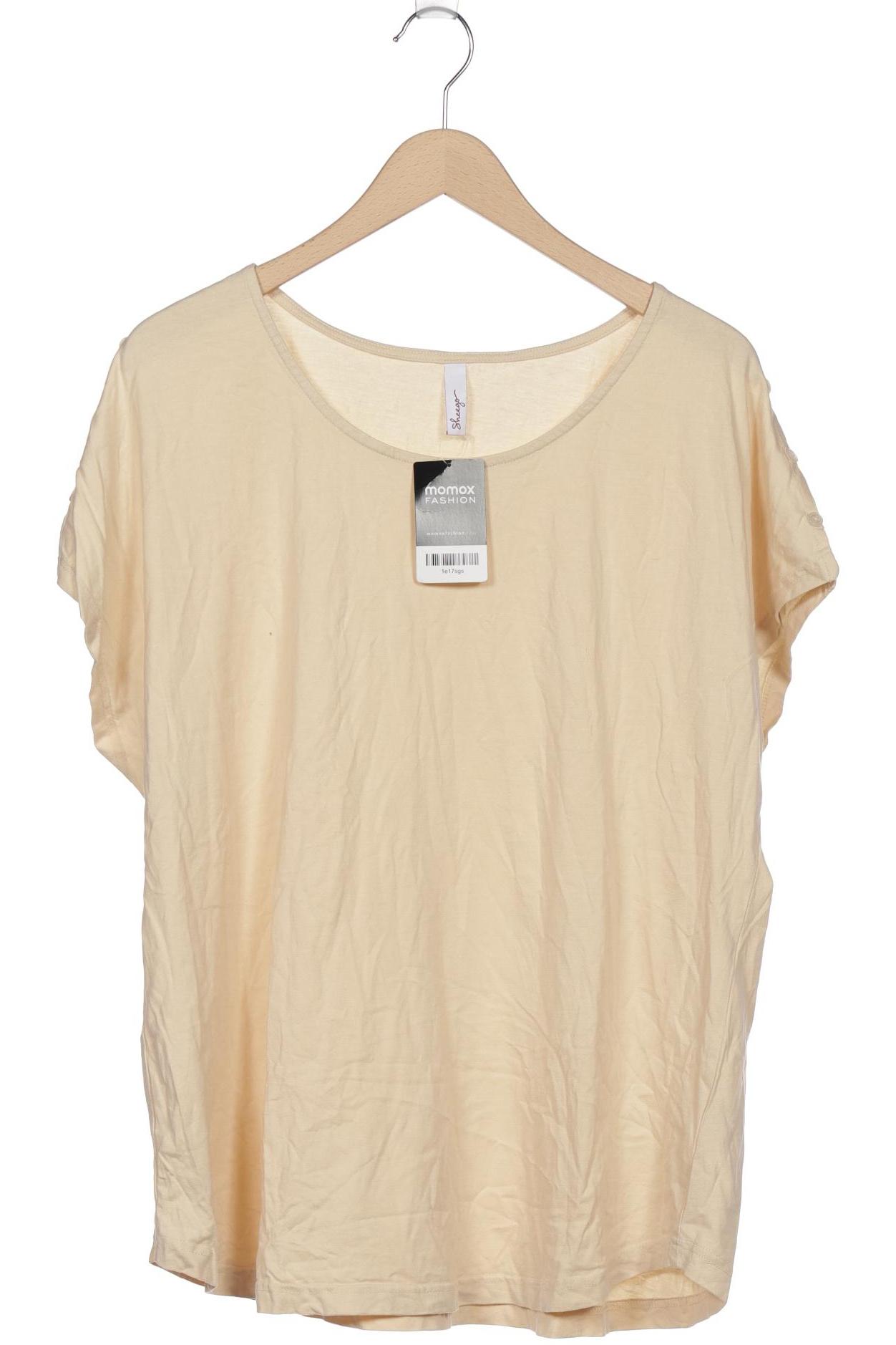 

sheego Damen T-Shirt, beige, Gr. 48