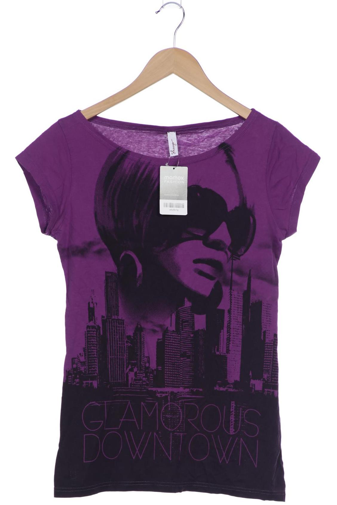 

sheego Damen T-Shirt, flieder, Gr. 38