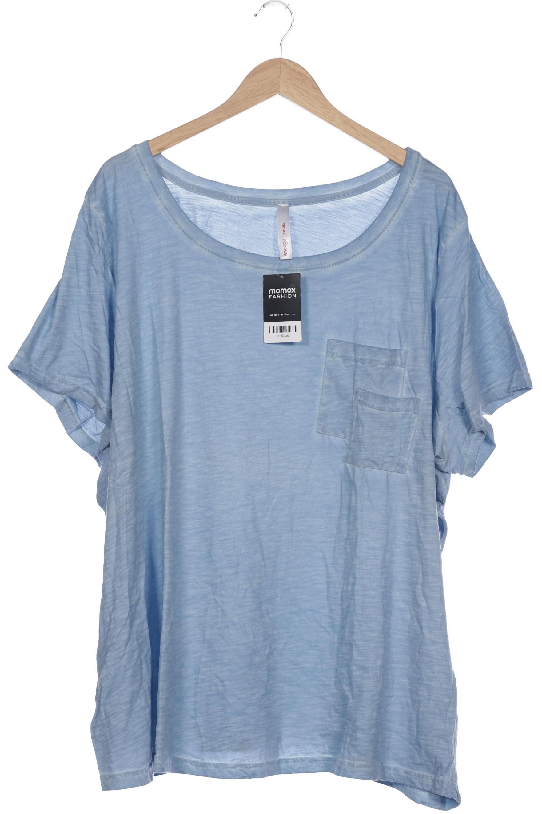 

sheego Damen T-Shirt, blau, Gr. 56