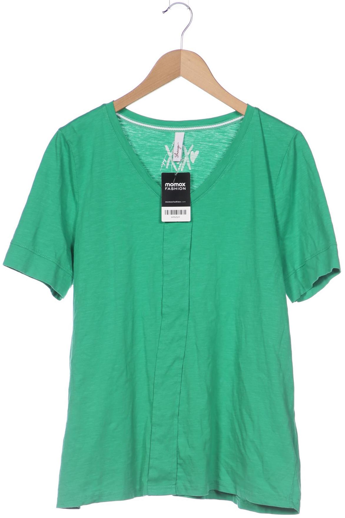 

sheego Damen T-Shirt, grün, Gr. 44