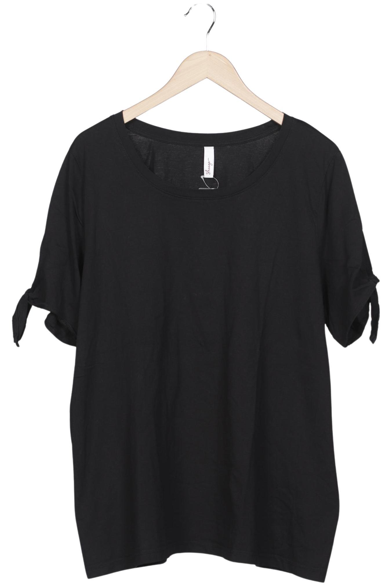 

sheego Damen T-Shirt, schwarz, Gr. 48