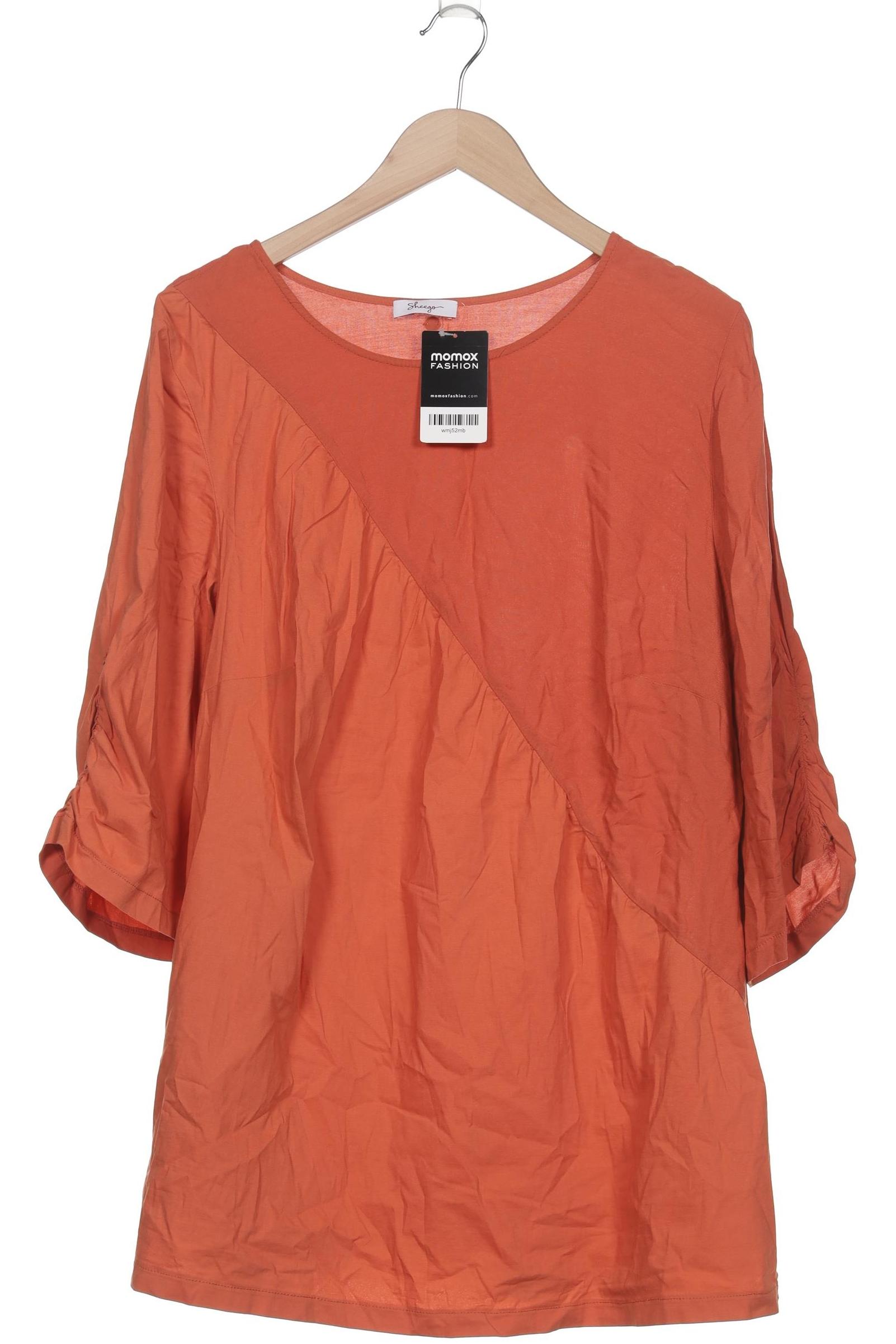 

sheego Damen T-Shirt, orange, Gr. 52