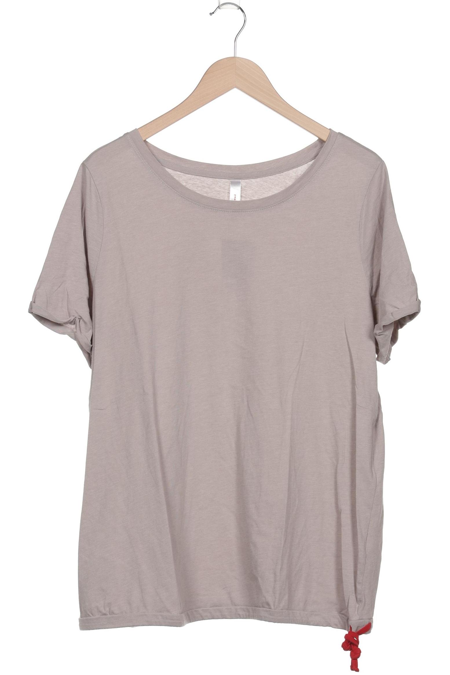 

sheego Damen T-Shirt, grau, Gr. 48