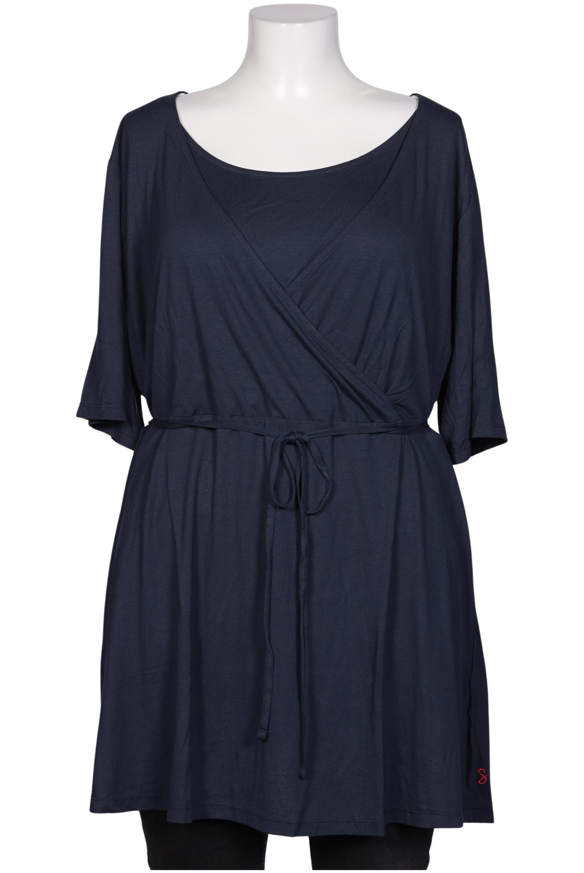 

sheego Damen T-Shirt, marineblau, Gr. 52