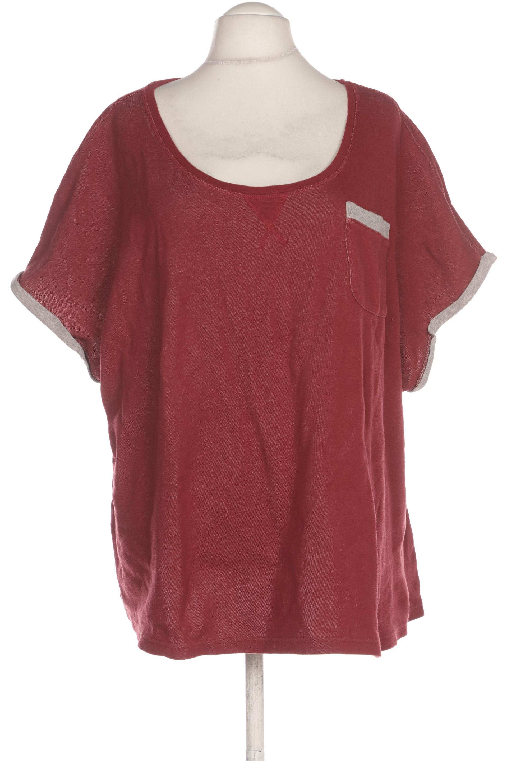 

sheego Damen T-Shirt, bordeaux, Gr. 56