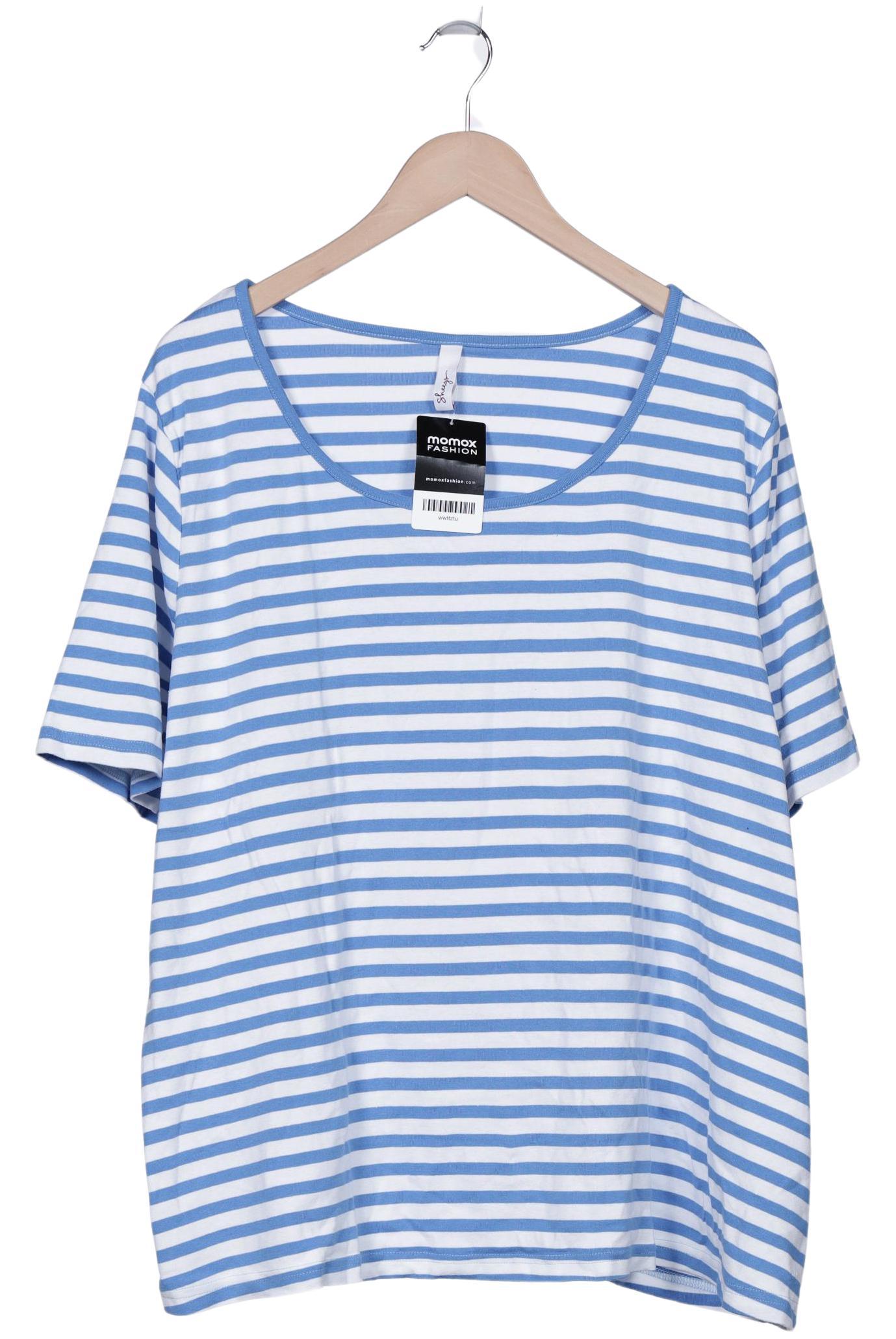 

sheego Damen T-Shirt, blau, Gr. 52