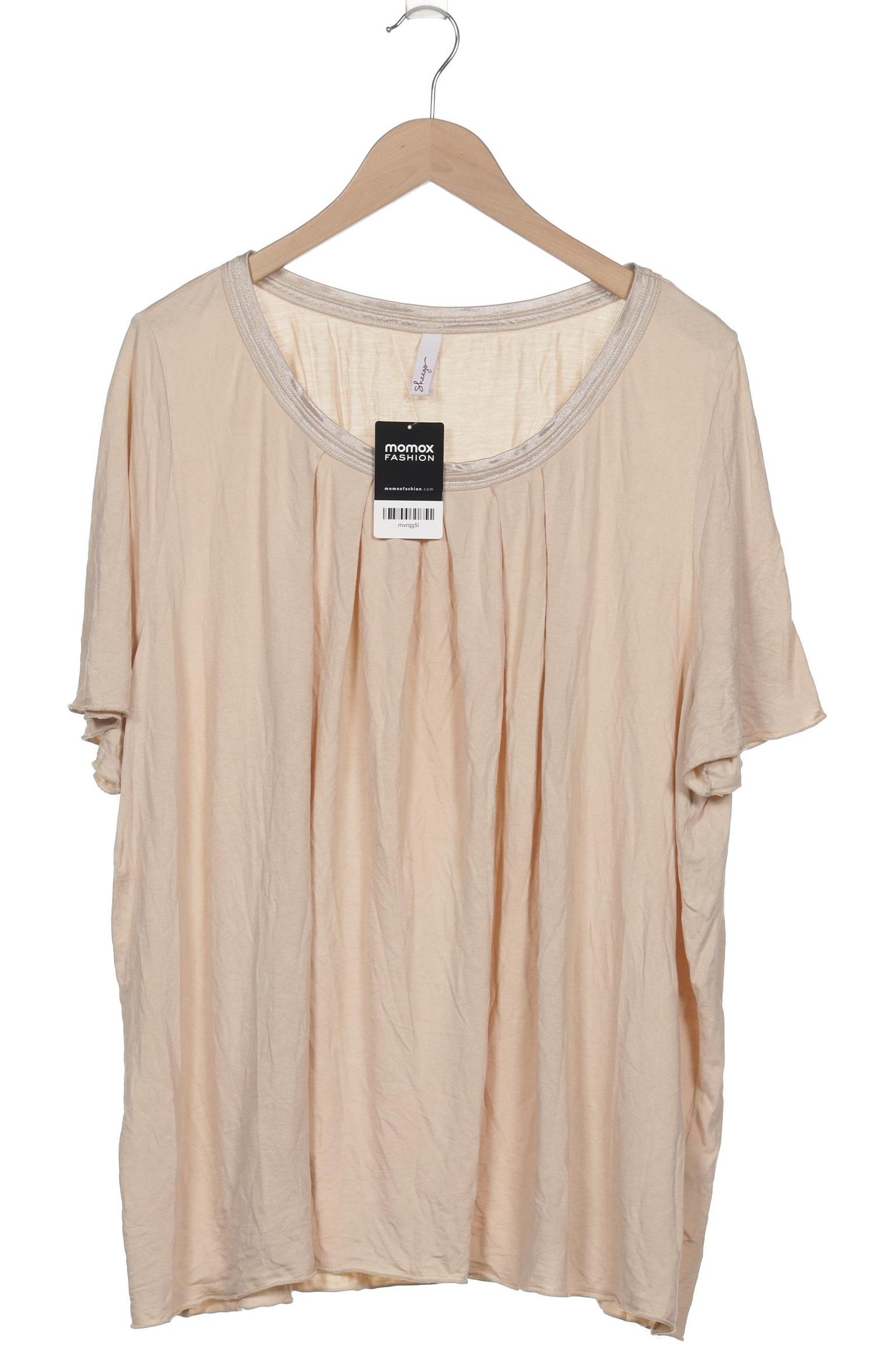 

sheego Damen T-Shirt, beige, Gr. 52
