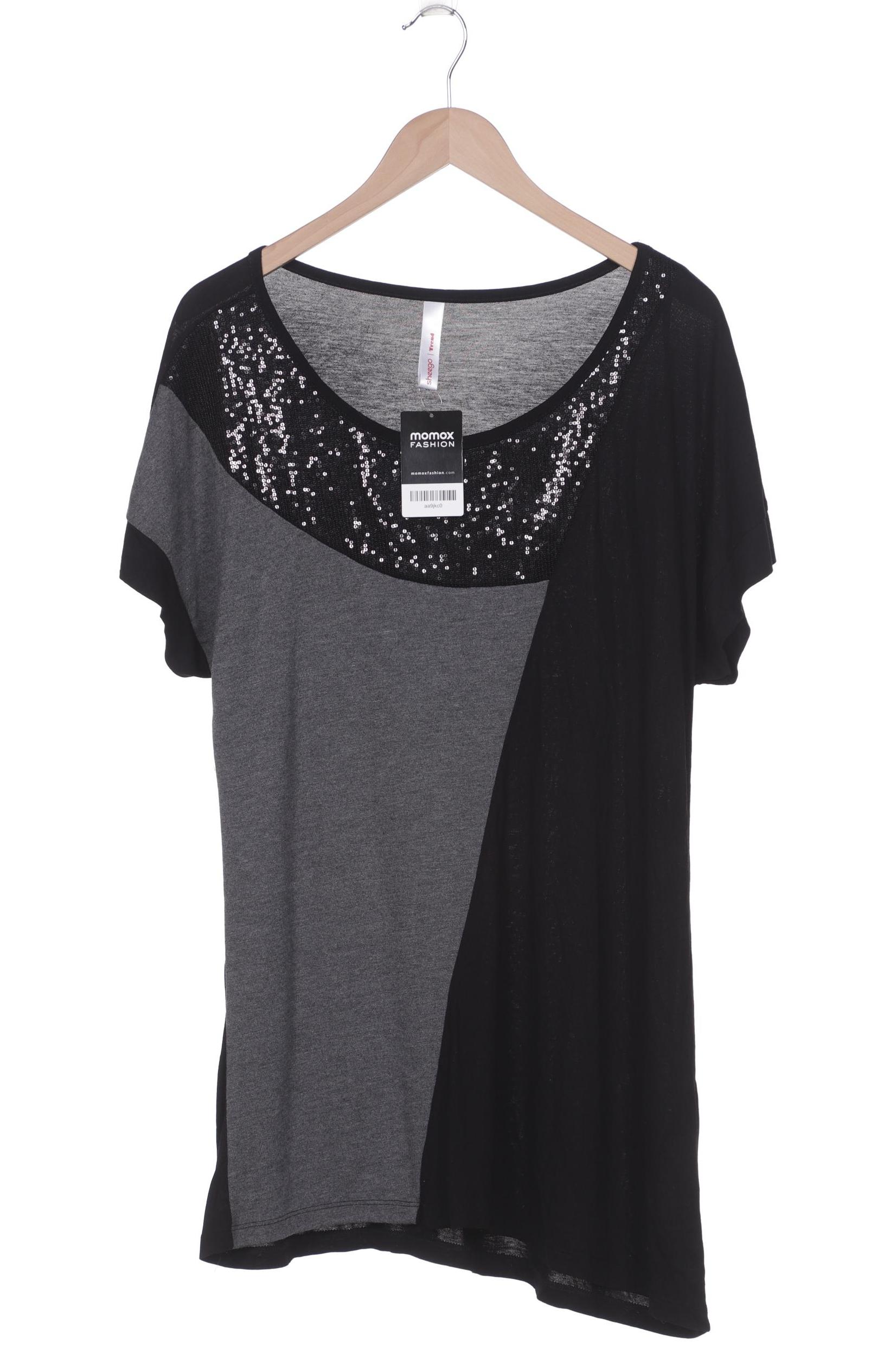 

sheego Damen T-Shirt, schwarz, Gr. 44