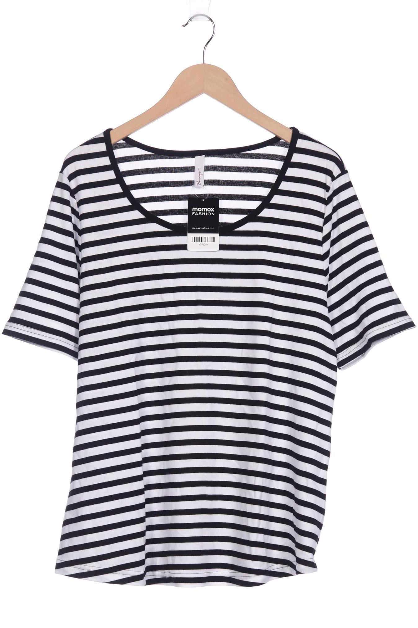 

sheego Damen T-Shirt, weiß, Gr. 48