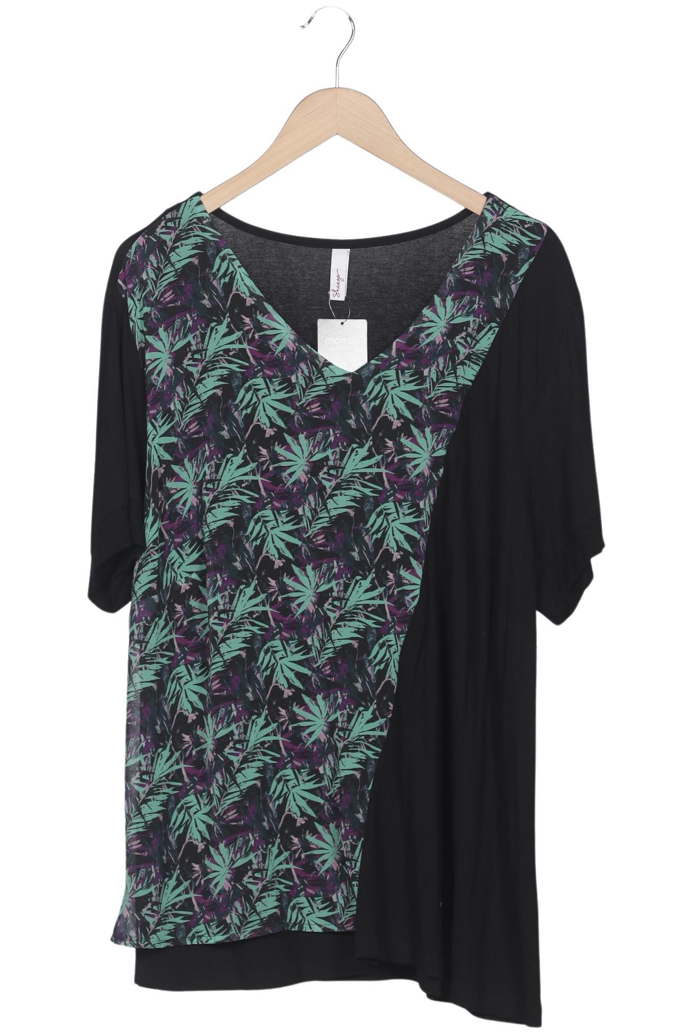 

sheego Damen T-Shirt, schwarz, Gr. 48