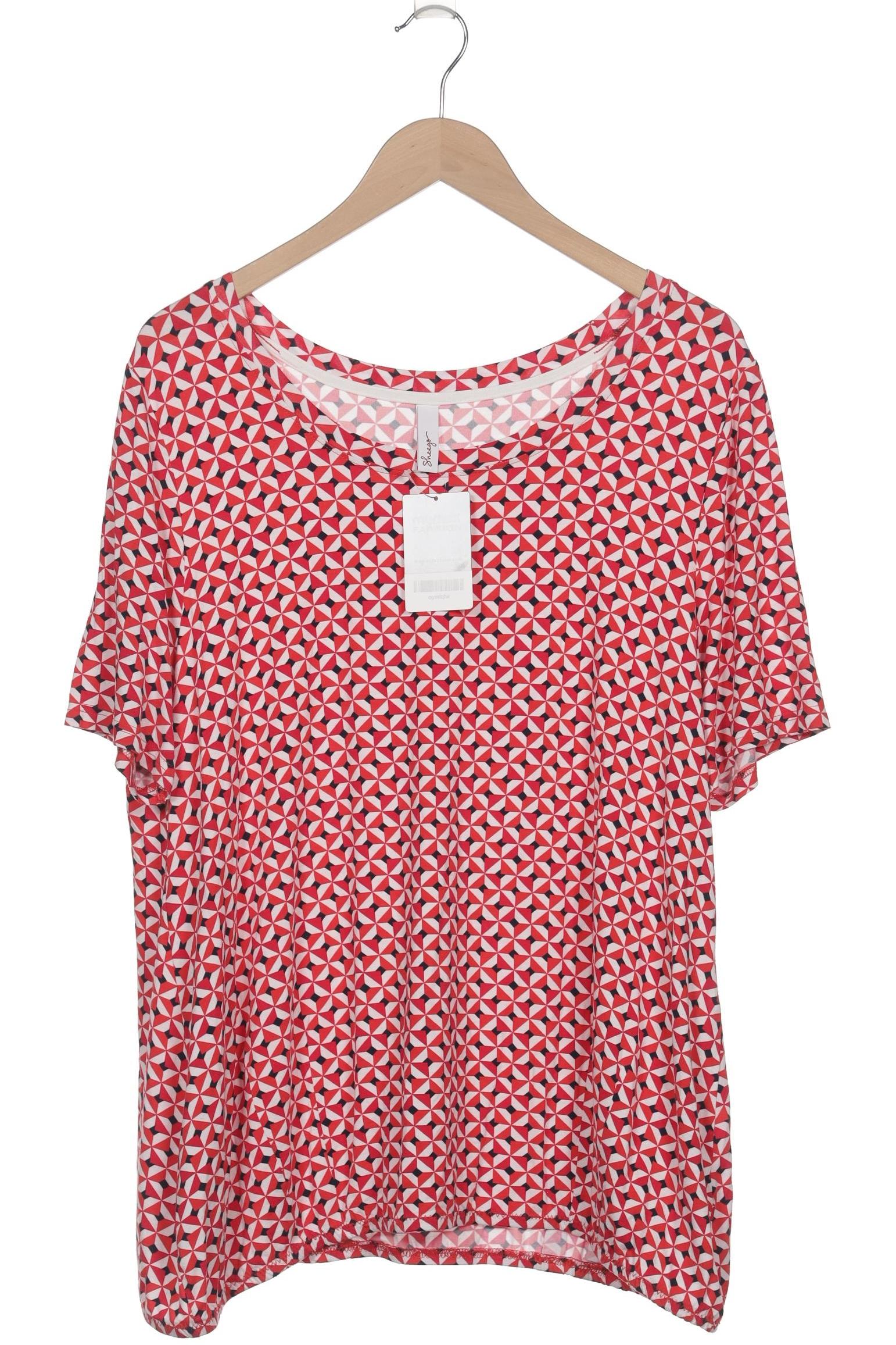 

sheego Damen T-Shirt, rot, Gr. 44