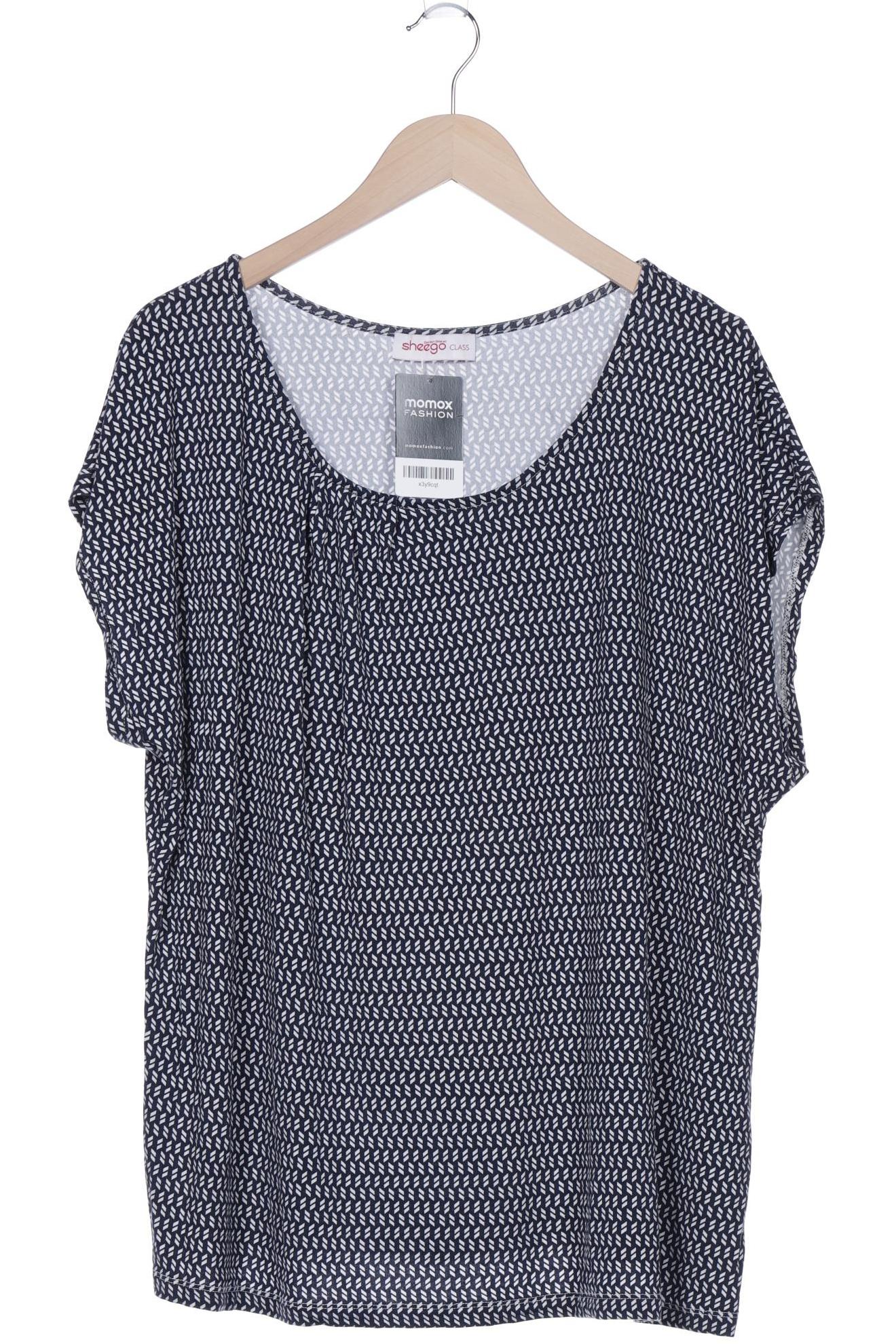 

sheego Damen T-Shirt, marineblau