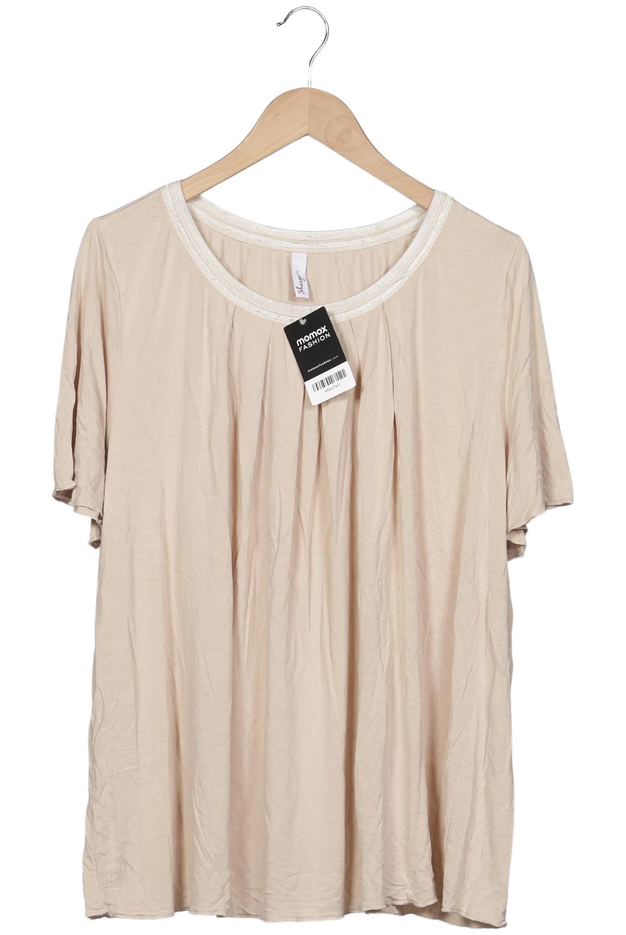 

sheego Damen T-Shirt, beige, Gr. 52